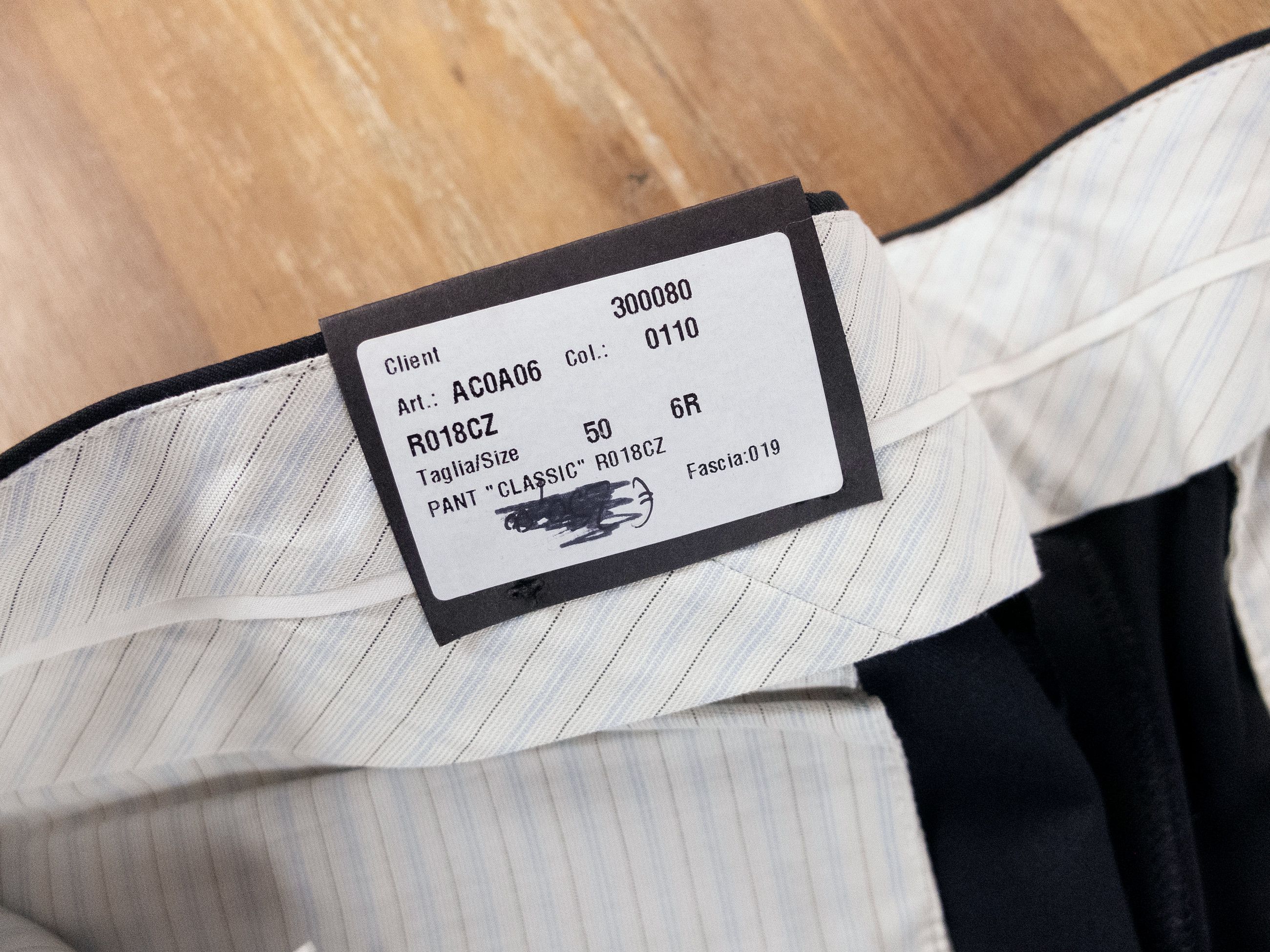 Caruso CARUSO navy blue wool dress pants trousers 34 / 50 Size US 34 / EU 50 - 5 Thumbnail