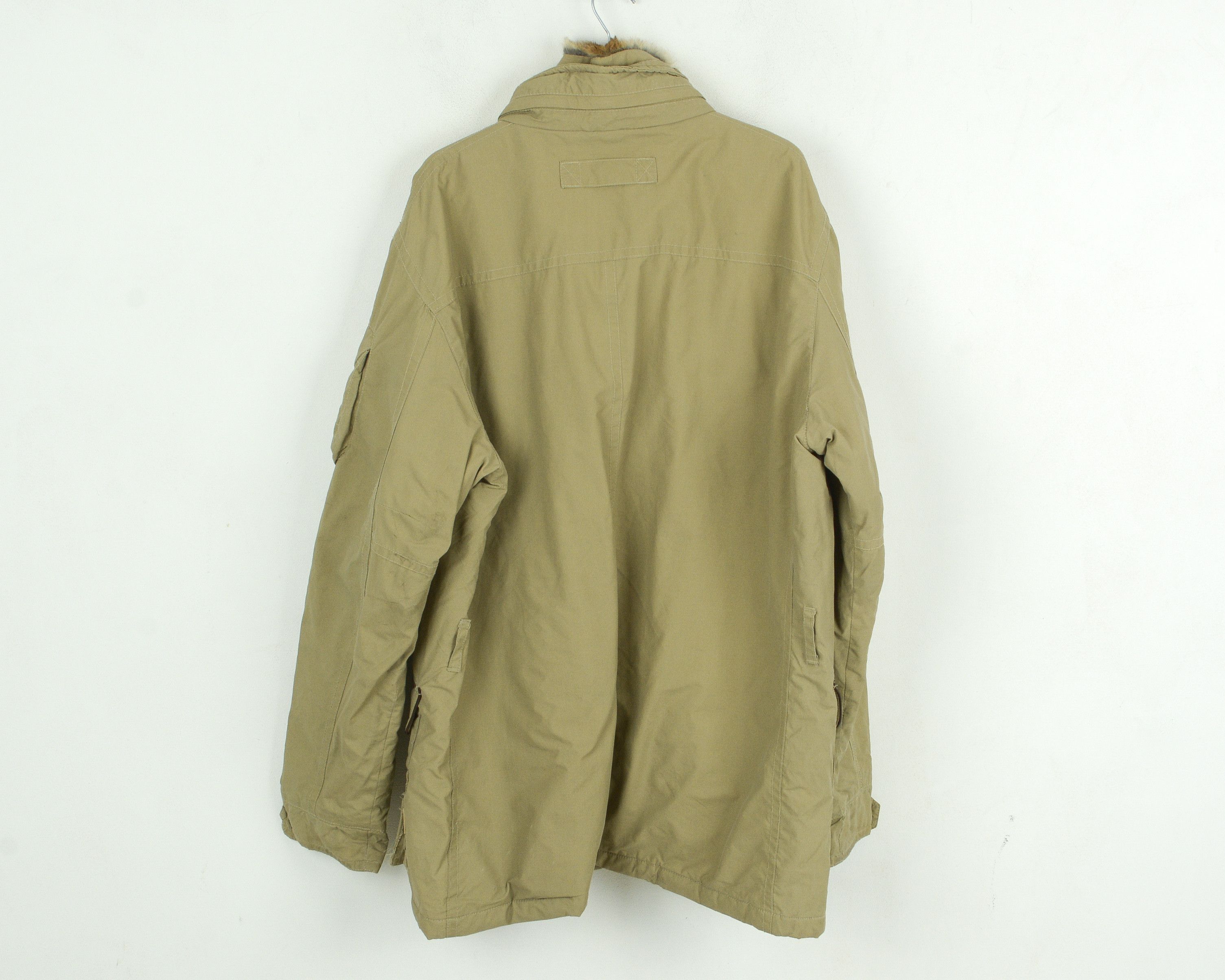 MACHUS MACHU PICCHU Padded Jacket L Windbreaker Fur Collar Coat Size US L / EU 52-54 / 3 - 3 Thumbnail