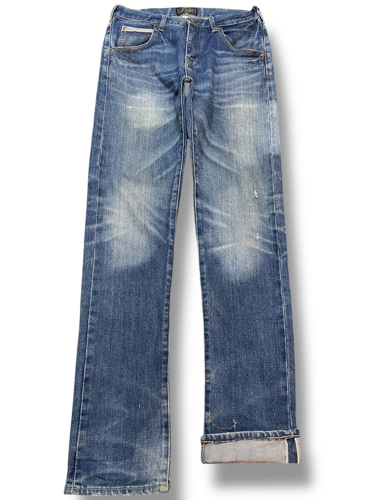 Vintage Beams Selvedge Slim Fit Whiskers Denim