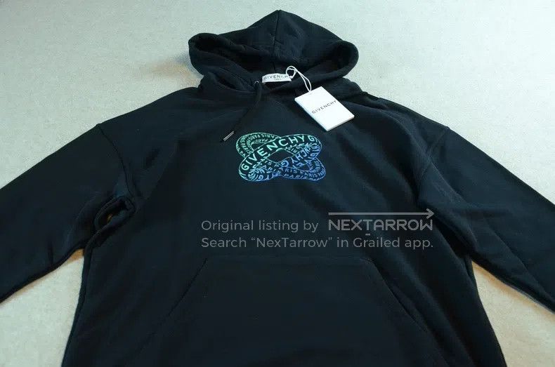 Givenchy Givenchy Eternal ring black hooded sweatshirt hoodie coat Size US M / EU 48-50 / 2 - 2 Thumbnail