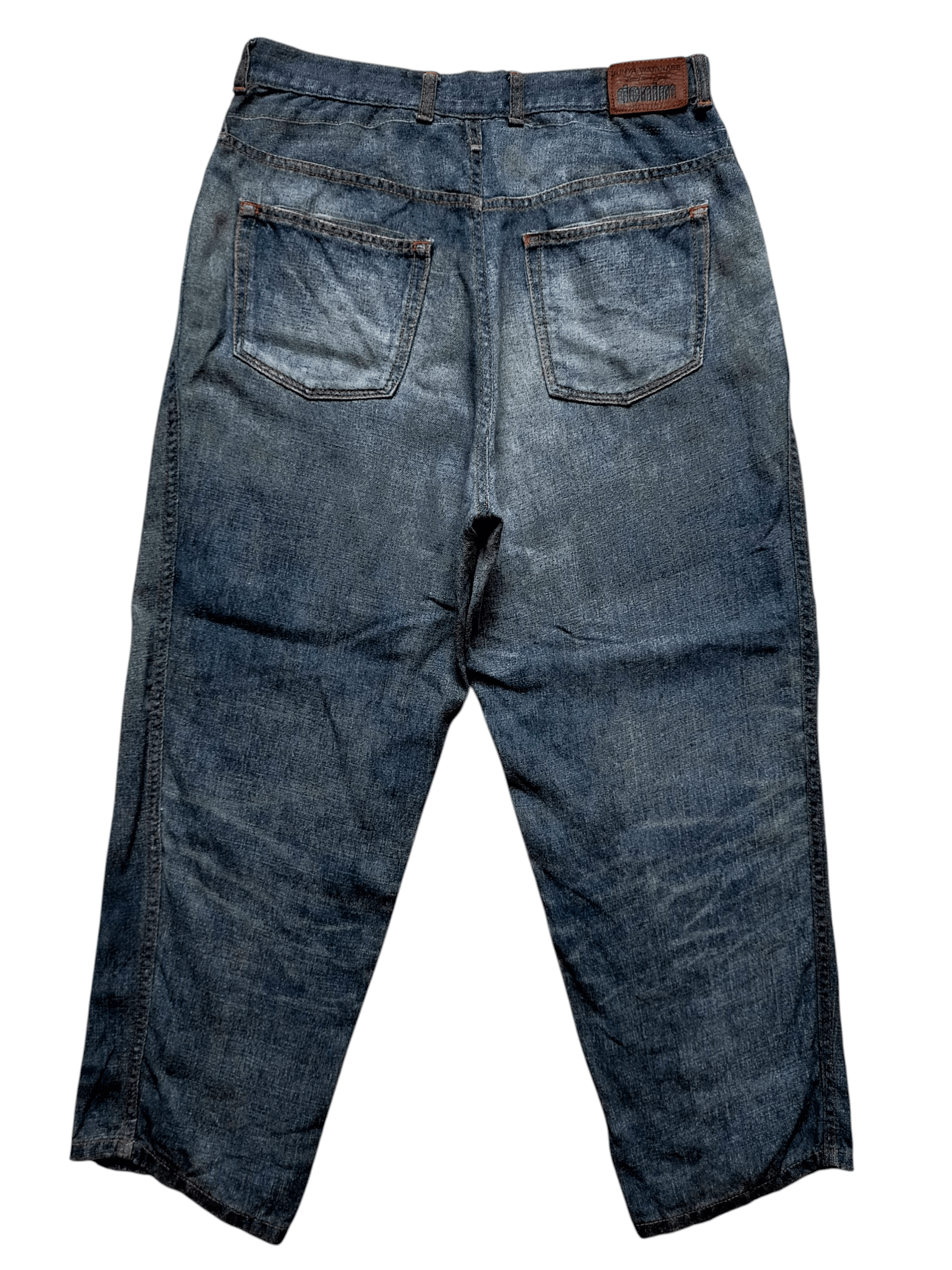 Junya Watanabe Junya Watanabe Comme des Garcons Wide Leg Baggy Denim Size US 31 - 1 Thumbnail