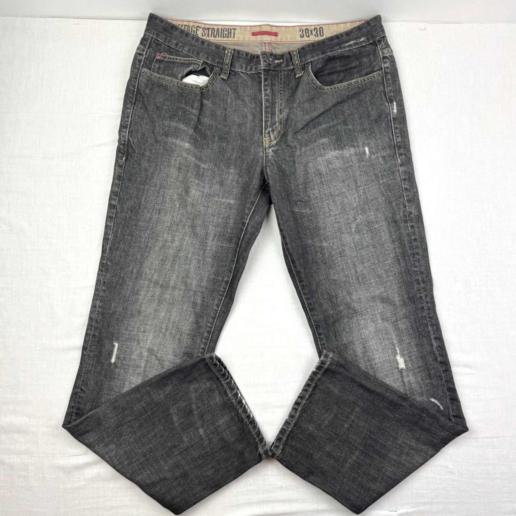 Converse VINTAGE Converse Jeans Men 36 Regular Inseam 30 Black Denim Grunge Y2K Hipster Skater Straight Capable of 36x30? Size US 36 / EU 52 - 2 Thumbnail