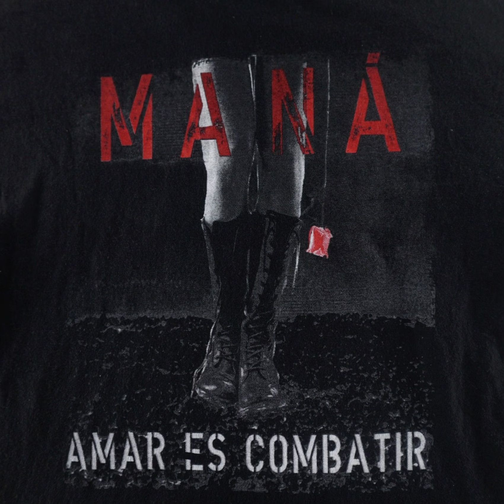 Vintage VINTAGE Mana TShirt Mens XL Black Band Rock 20s Concert 90s Mens XL Black T-Shirt Size US XL / EU 56 / 4 - 3 Thumbnail