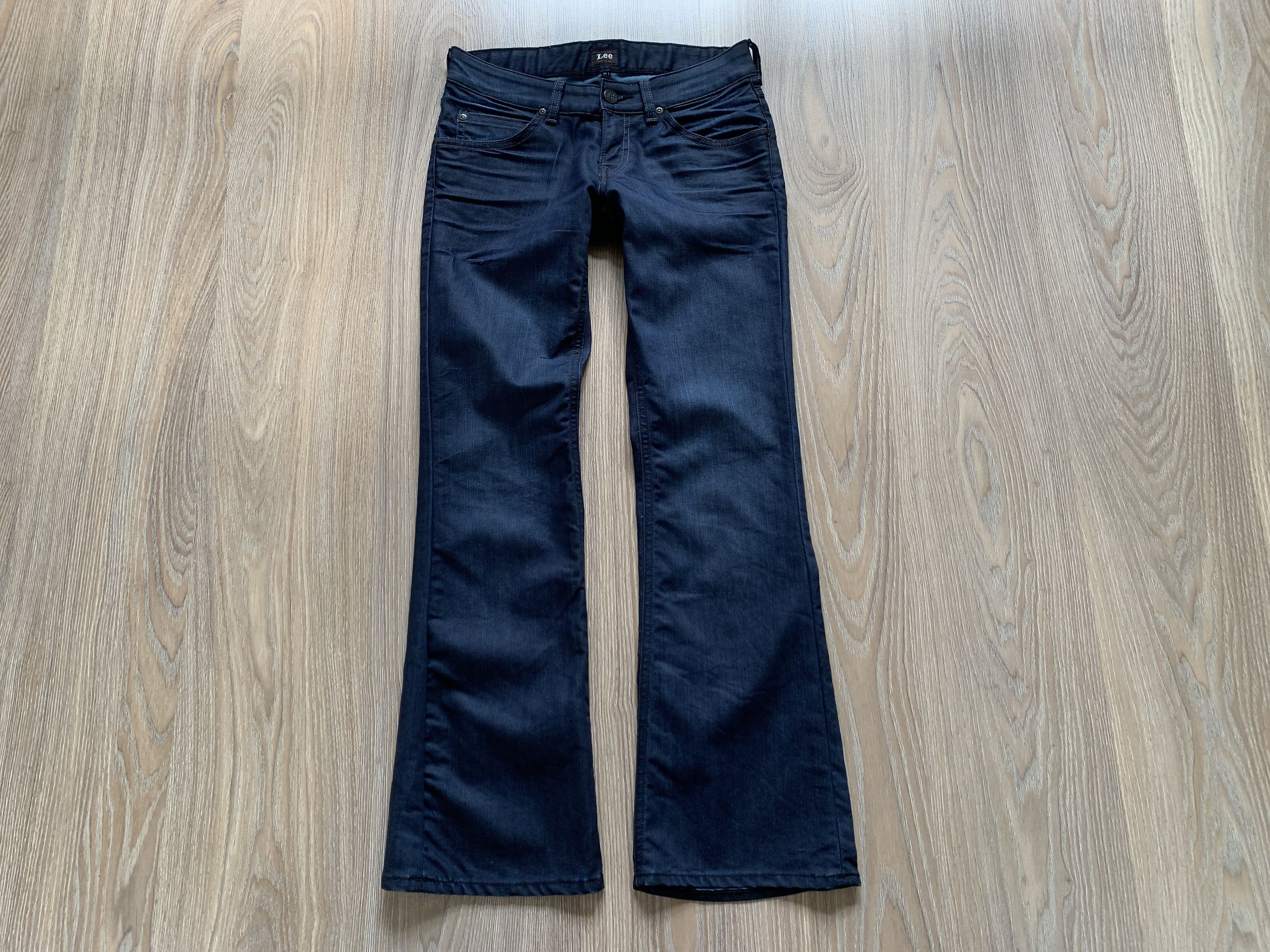 Lee Lee Womens Wax Bell Bottom Jeans Size 27" / US 4 / IT 40 - 2 Thumbnail