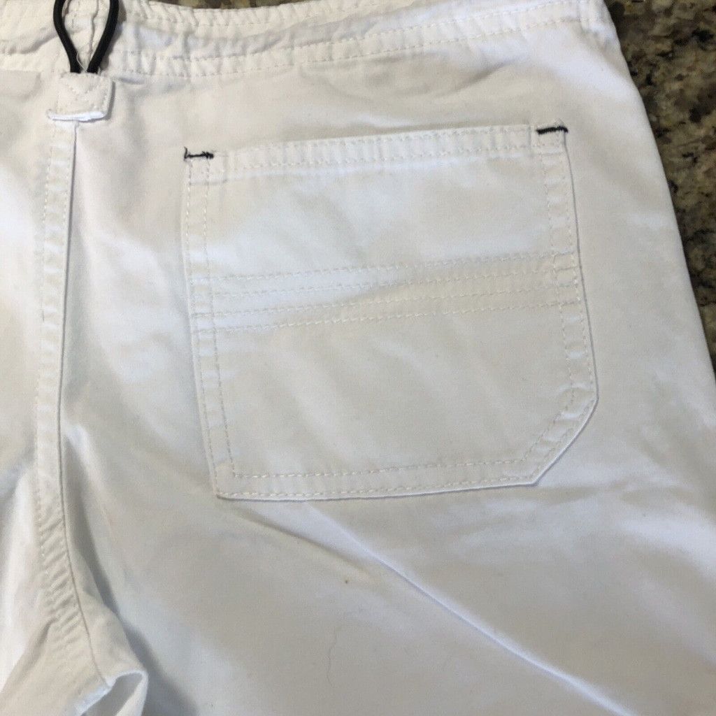 Other Size 1 Y2 Blu Womens Capri White Adjustable Waist Cargo Size 28" / US 6 / IT 42 - 10 Thumbnail