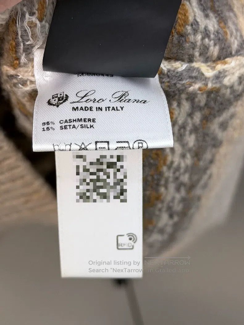 Loro Piana Loro Piana Fair Isle Cashmere V Neck Sweater Size S / US 4 / IT 40 - 3 Thumbnail