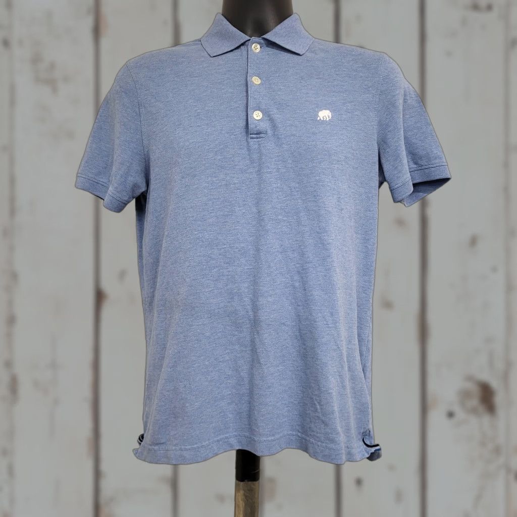 Banana Republic VINTAGE Banana Republic Polo Shirt Mens S Blue 100% Organic Cotton Mammoth Logo Pique Polo Shirt Mens S Blue 100% Cotton Banana Republic Logo Size US S / EU 44-46 / 1 - 1 Thumbnail