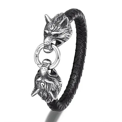 Jewelry × Vintage Double Dragon Wolf Head Bracelet Size ONE SIZE - 4 Thumbnail