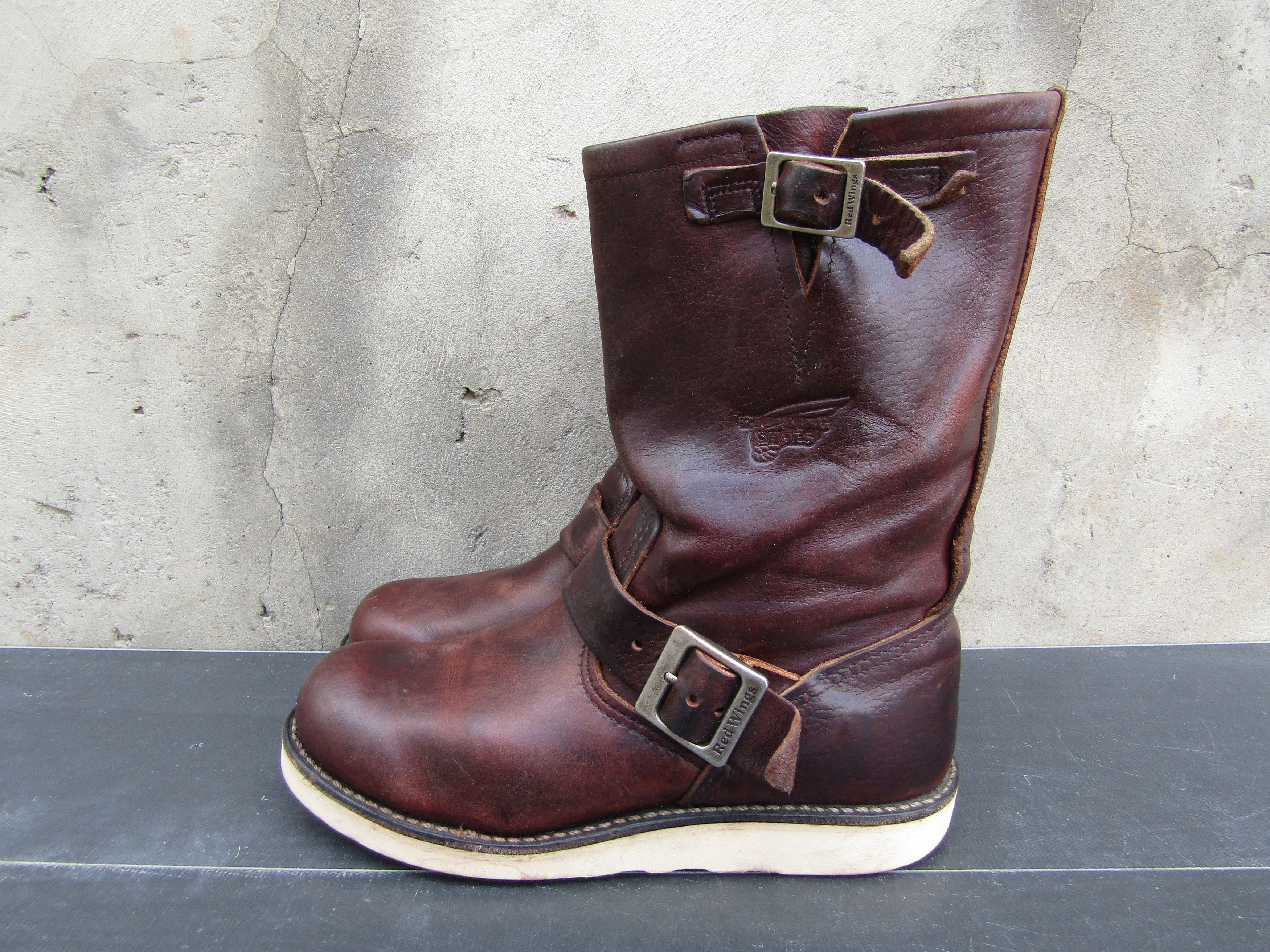 Red Wing Red Wing Engineer 2970 PullOn Boots Brown Leather Size US 5.5 / EU 38 - 7 Thumbnail