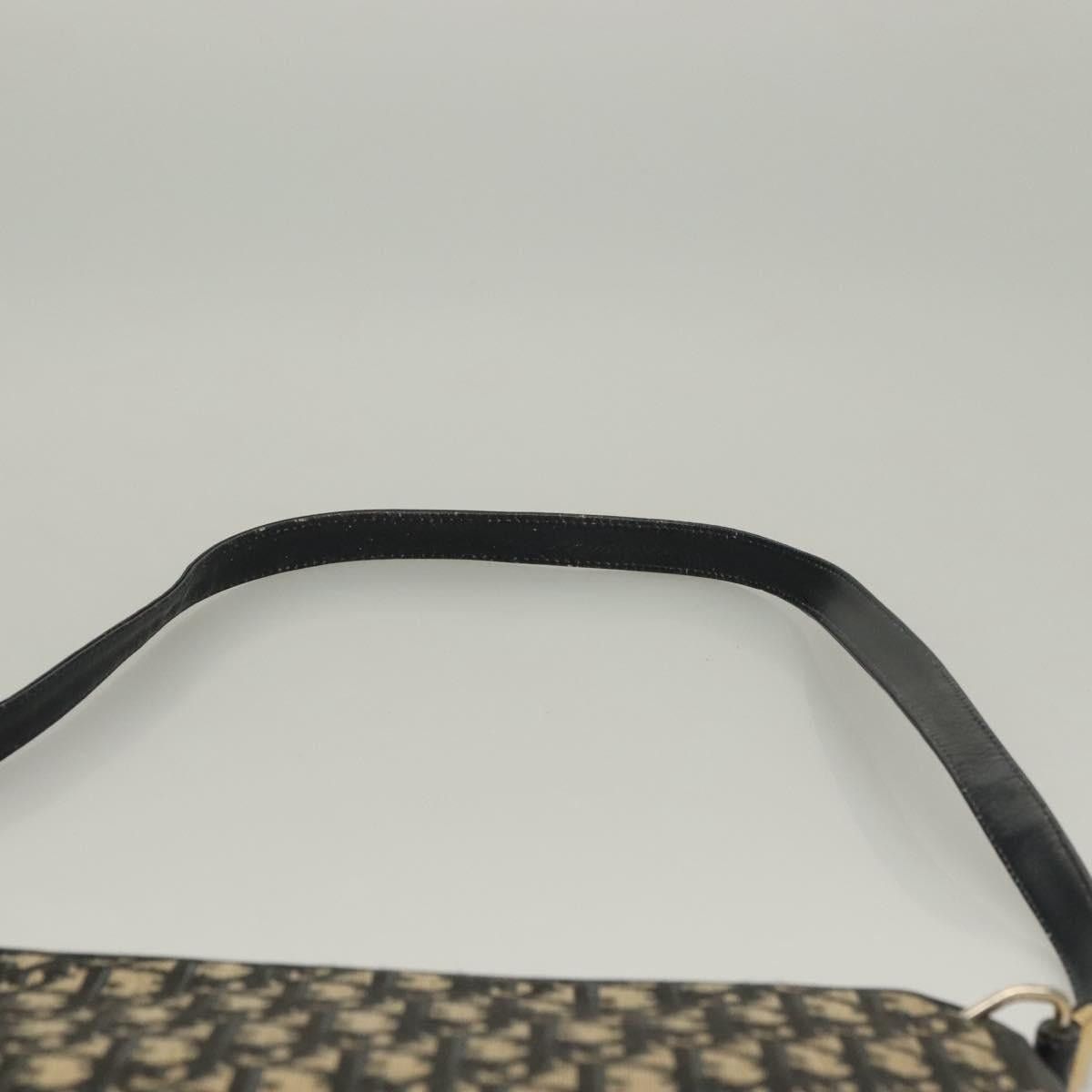 Dior DIOR Trotter Canvas Shoulder Bag Navy Gold Size ONE SIZE - 8 Thumbnail
