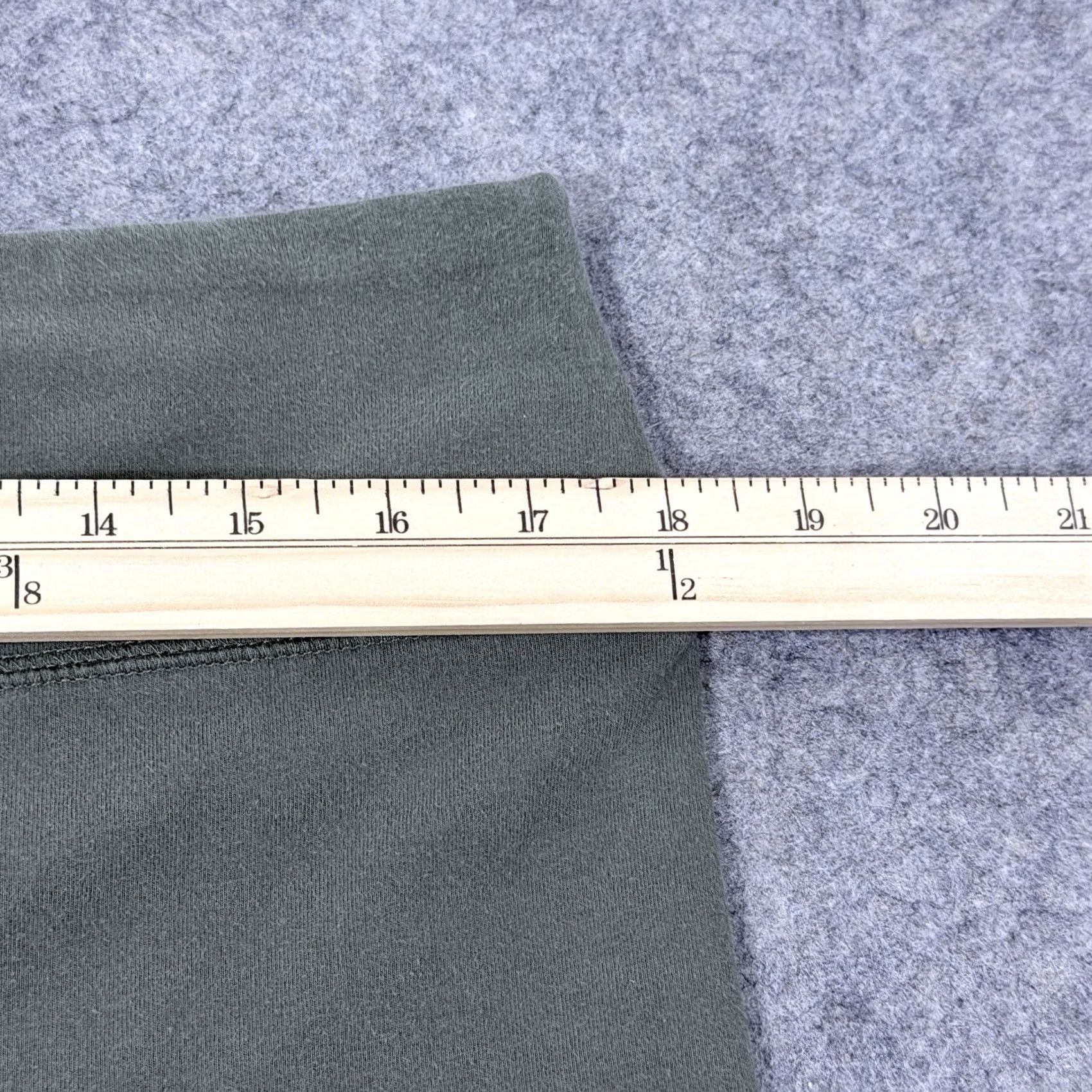 Vintage Wild Fable Leggings Women's XL Activewear Olive Green 36x27.5 Inseam 27.5" High Rise Solid Cotton Spandex Athleisure Modern 90s USA Womens Size 40" / US 18 - 7 Thumbnail