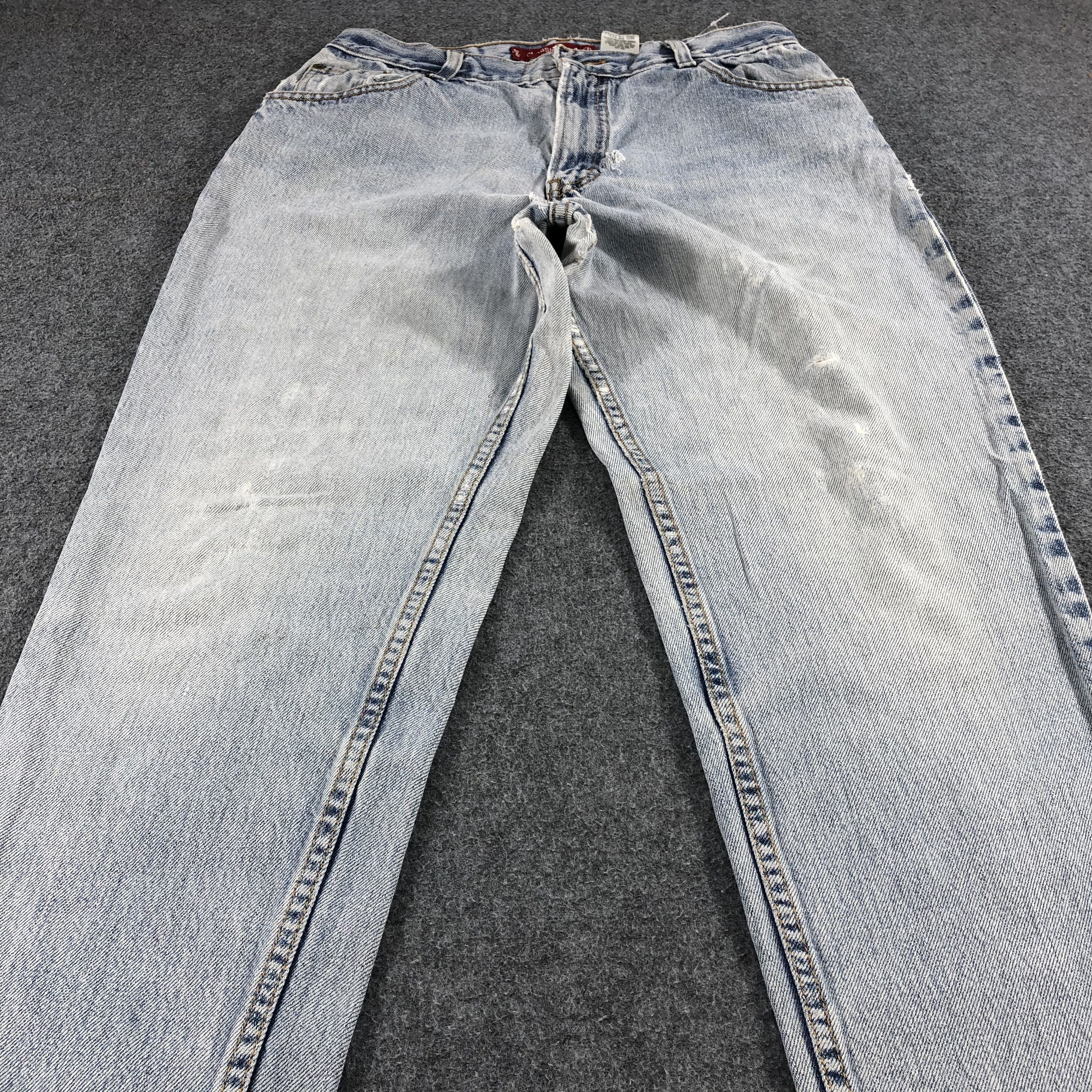 Levi's Vintage Light Wash Levis 550 Jeans-J1271 Size US 31 - 3 Thumbnail