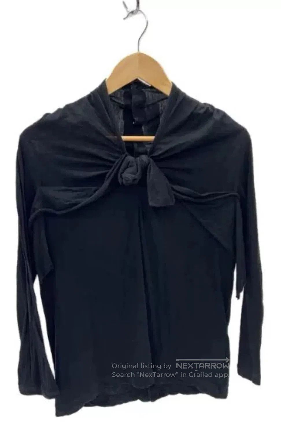 Comme des Garcons COMME des GARCONS Black Button Knit Top. Size S / US 4 / IT 40 - 2 Thumbnail
