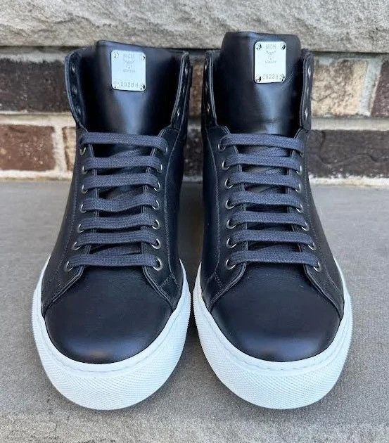 MCM MCM Black Leather Hi (Size 42) DS Size US 8.5 / EU 41-42 - 6 Thumbnail
