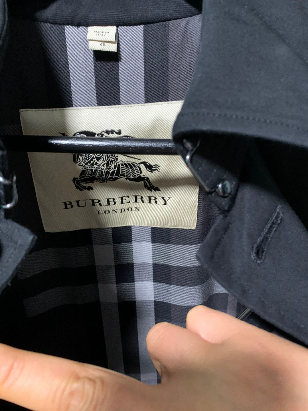 Burberry Burberry London Classic Black Trench Coat Size S Size US S / EU 44-46 / 1 - 3 Thumbnail