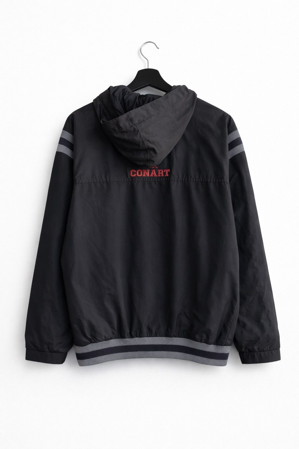 Vintage Vintage CONART 1991 Hooded Jacket – Black Hip Hop Streetwear Size US M / EU 48-50 / 2 - 2 Thumbnail
