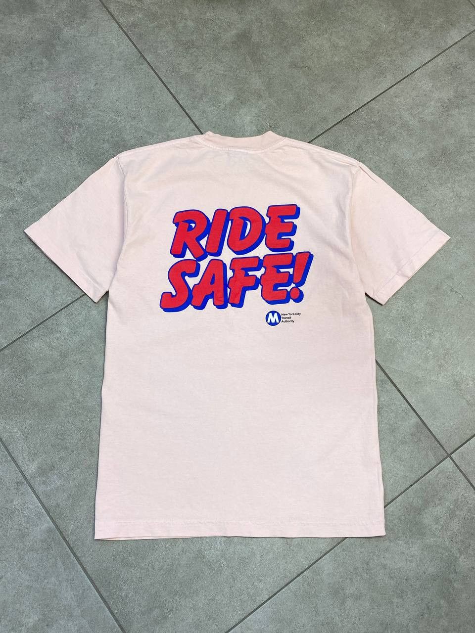 Only NY Only NY RIDE SAFE! New York Transit Authority T-Shirt Size US S / EU 44-46 / 1 - 1 Thumbnail
