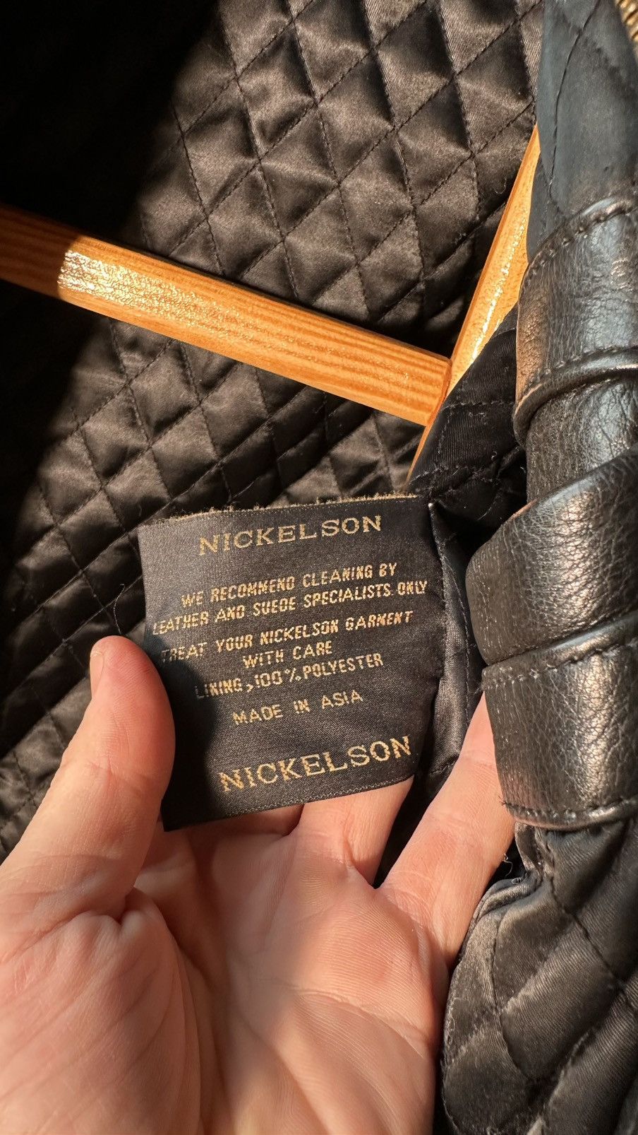 Vintage Nickelson Classic vintage leather jacket made in Asia Size US XL / EU 56 / 4 - 22 Thumbnail