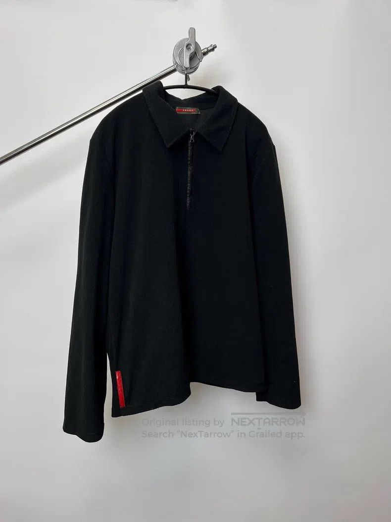 Prada Prada Red Label Fleece Half-zip Jacket Size US XL / EU 56 / 4 - 1 Thumbnail