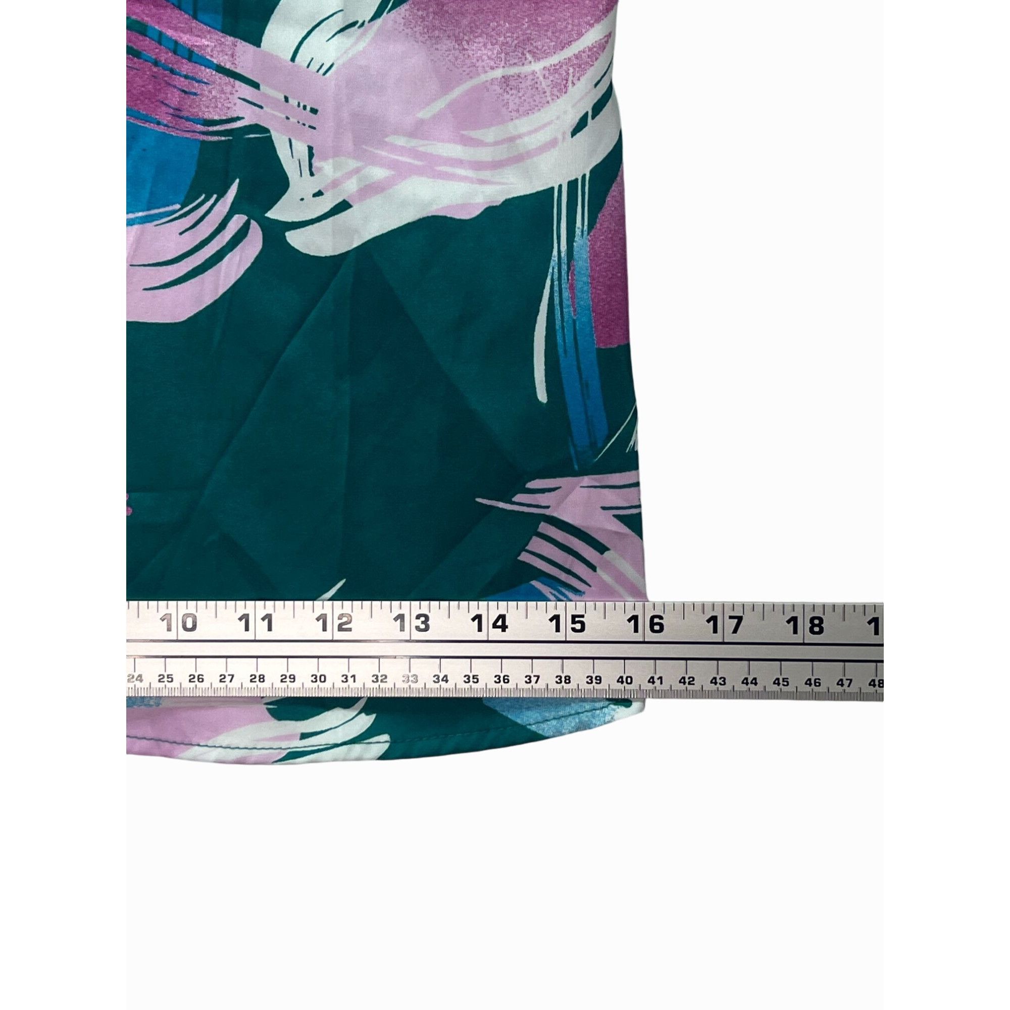 Other Star Above - Women's Top Floral Print Satin Cami Teal - Gree Size XS / US 0-2 / IT 36-38 - 7 Thumbnail