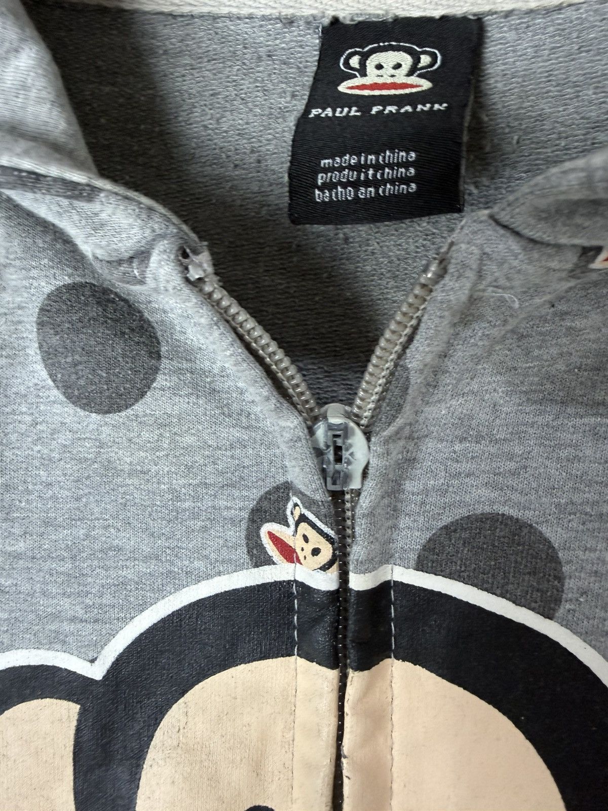 20471120 Paul frank monkey polkadot zip hoodie Size US M / EU 48-50 / 2 - 7 Thumbnail