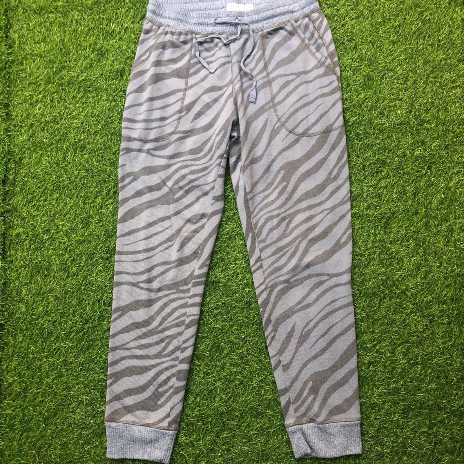 Other Women’s Blue Zebra Print Jogger Sweatpants Size 29" - 2 Thumbnail