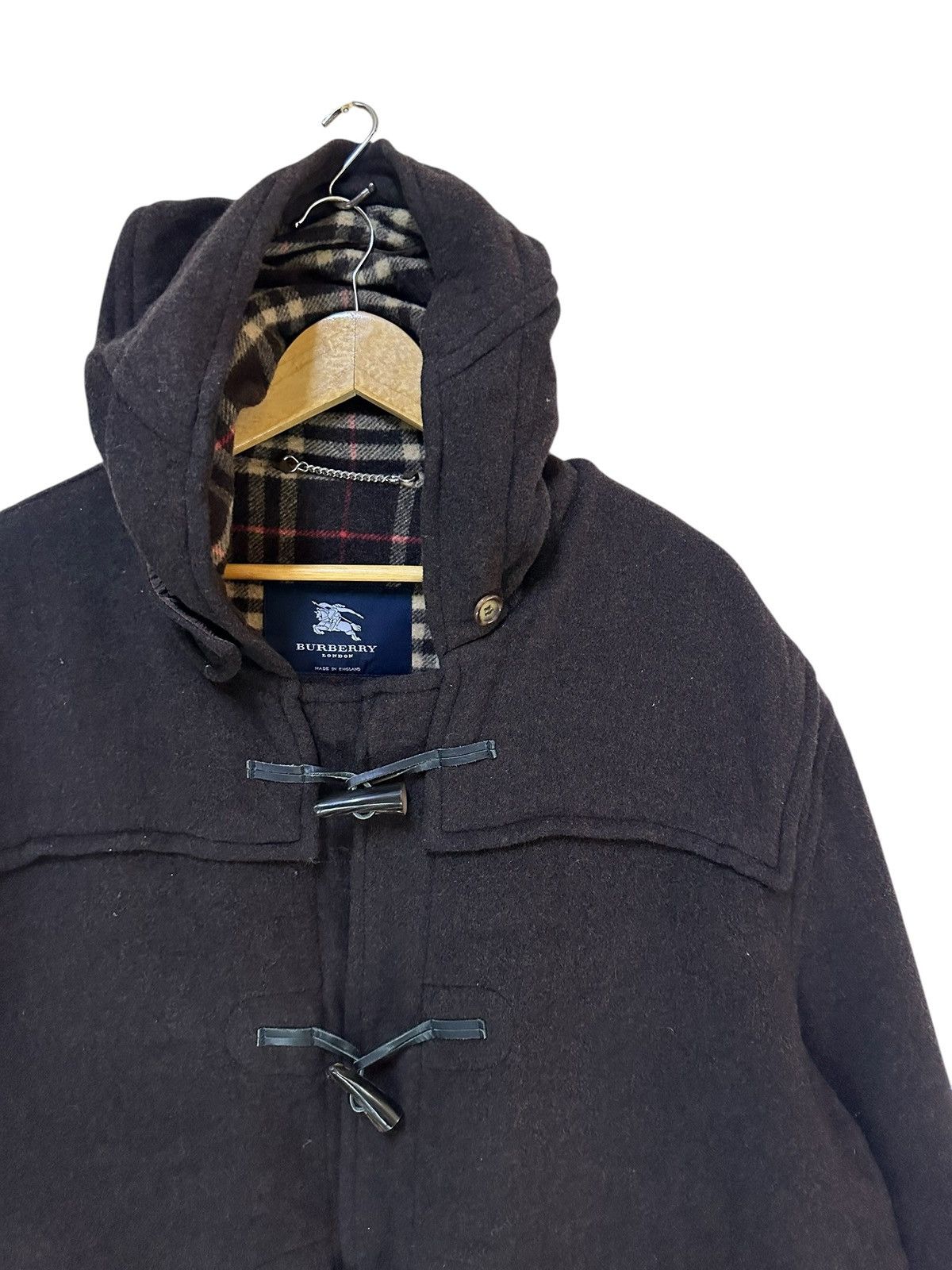 Burberry Brown Burberry Duffle Coat England Size US XL / EU 56 / 4 - 4 Thumbnail