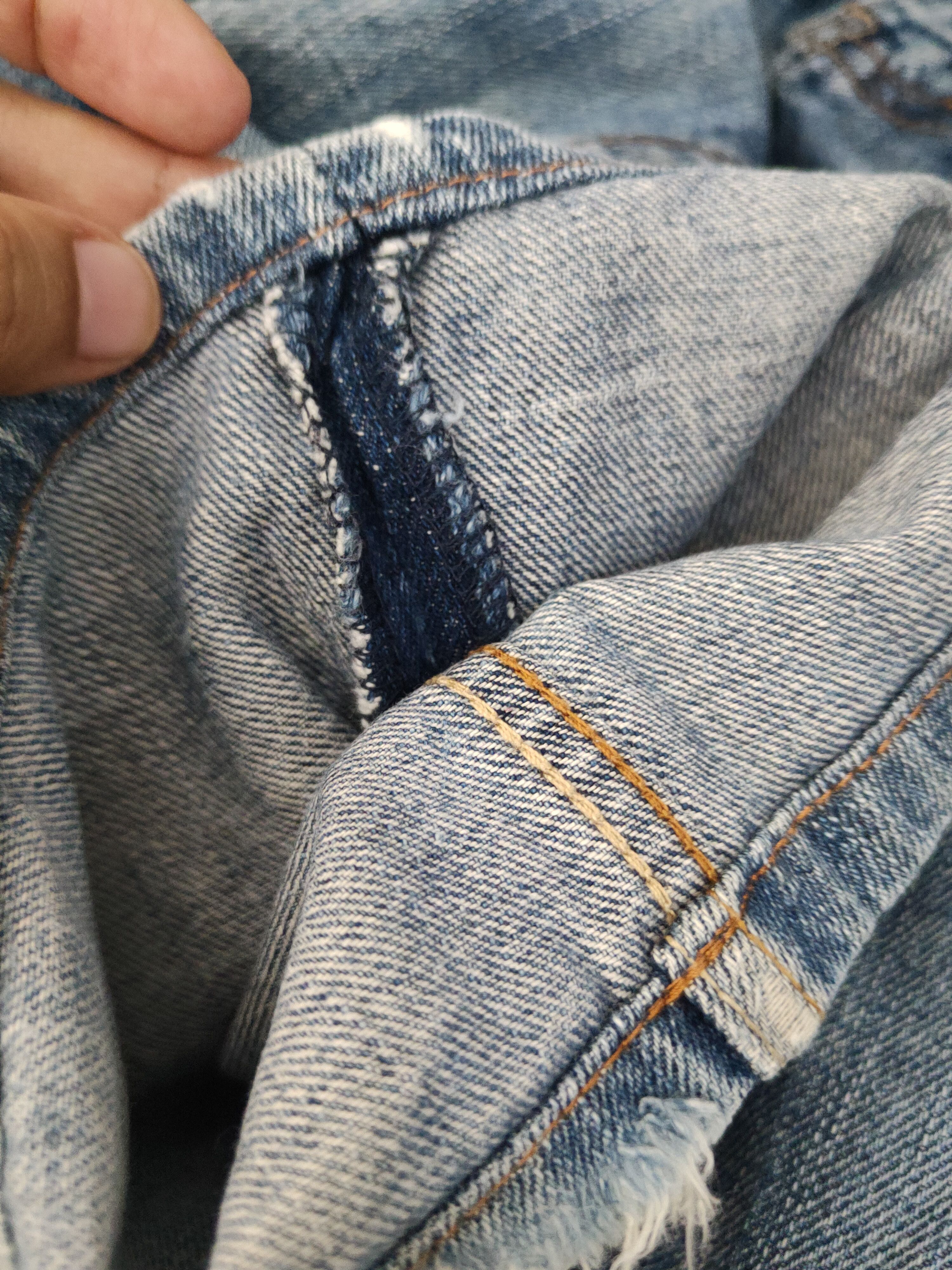 Japanese Brand Sunlucas double waist Distressed denim Ripped Jeans #W1988 Size US 30 / EU 46 - 12 Thumbnail