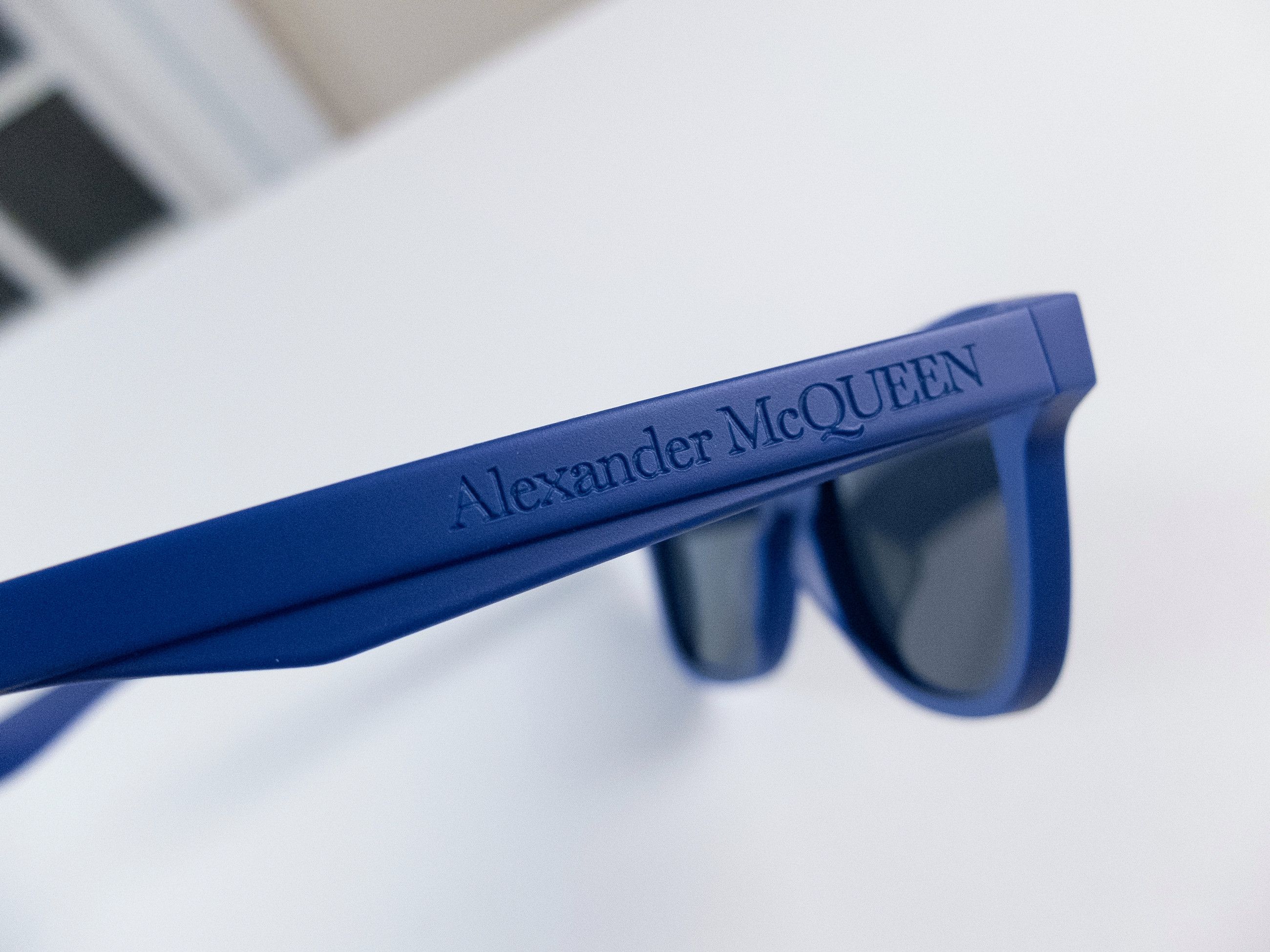 Alexander McQueen ALEXANDER MCQUEEN blue square frame acetate sunglasses q Size ONE SIZE - 8 Thumbnail