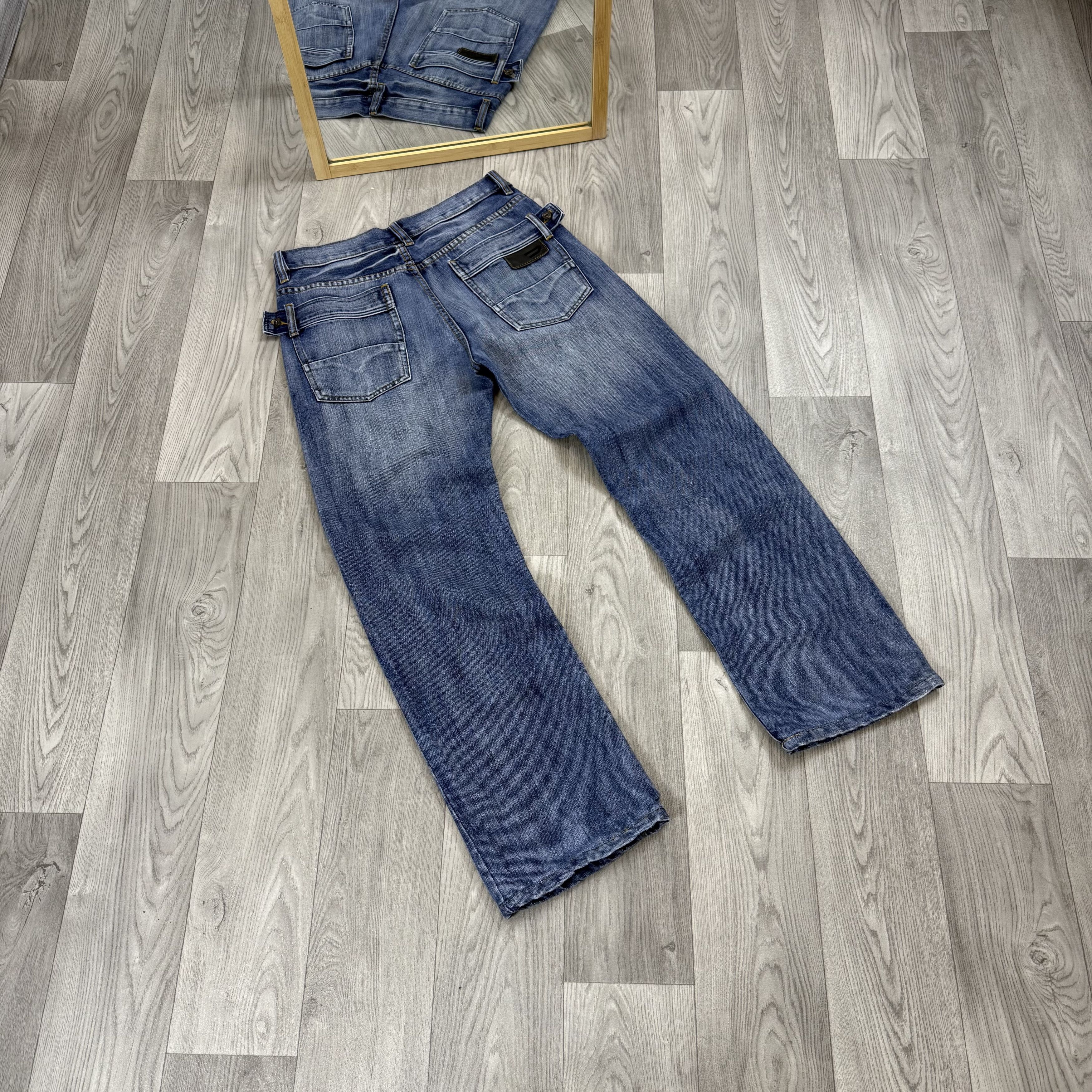 Diesel Vintage Diesel Y2K Rare Blue Denim Straight Jeans 32 Size US 32 / EU 48 - 3 Thumbnail
