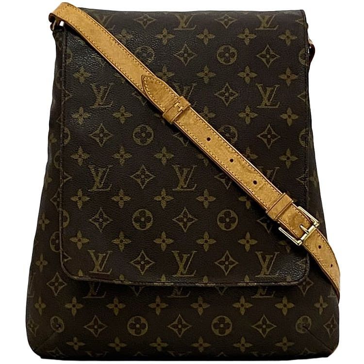 Louis Vuitton LOUIS VUITTON Shoulder Bag Brown Cotton Size ONE SIZE - 1 Thumbnail
