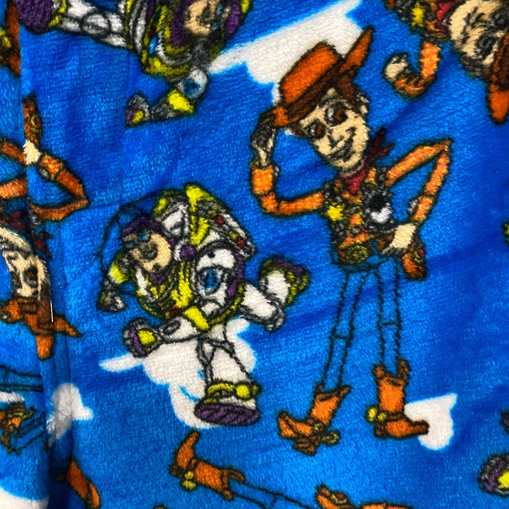 Disney Disney Toy Story Character Graphic Blue Lounge Pajamas Larg Size 36" / US 14 / IT 50 - 2 Thumbnail