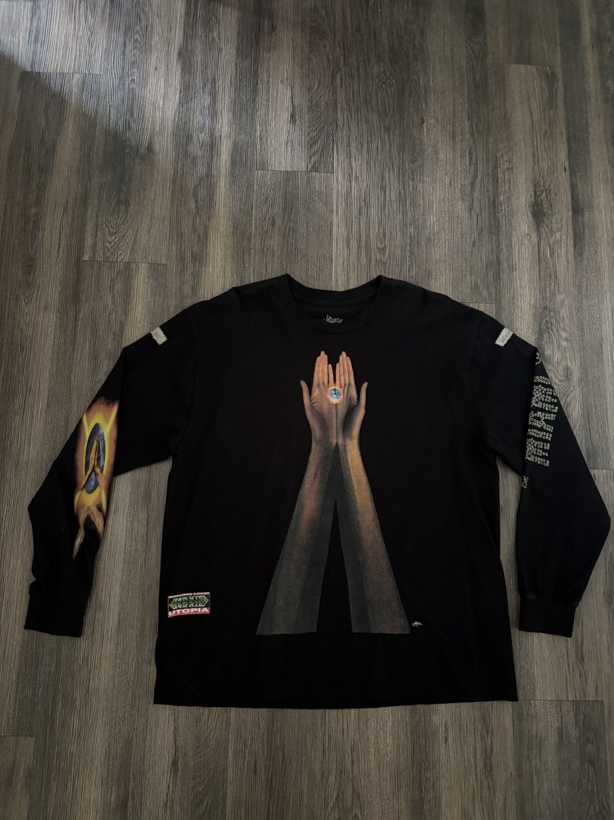 Rolling Loud × Travis Scott Travis Scott Hands Longsleeve TShirt Size US XL / EU 56 / 4 - 2 Thumbnail