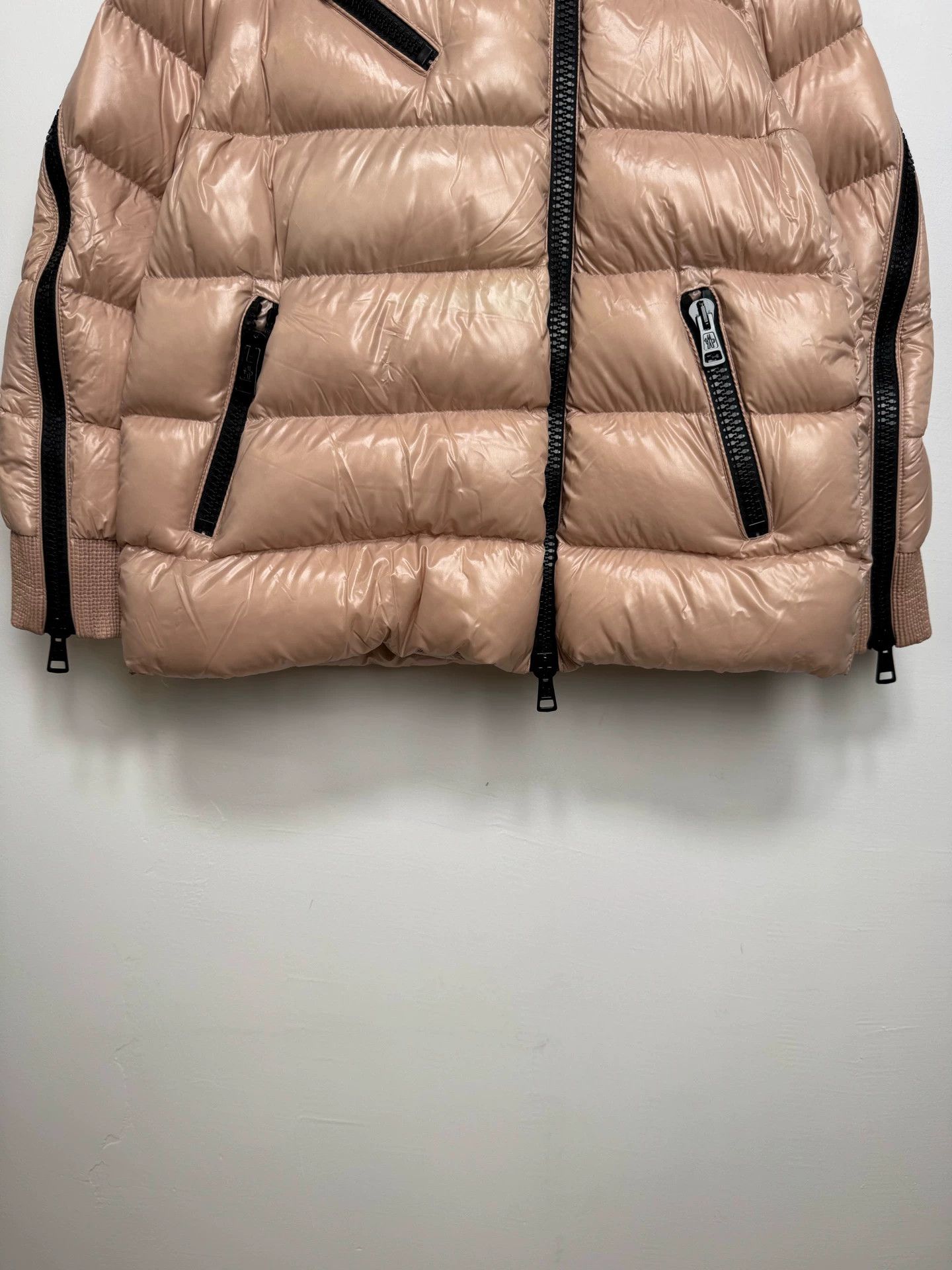 Moncler Moncler liriope pink zip down jacket 0 Size XS / US 0-2 / IT 36-38 - 4 Thumbnail
