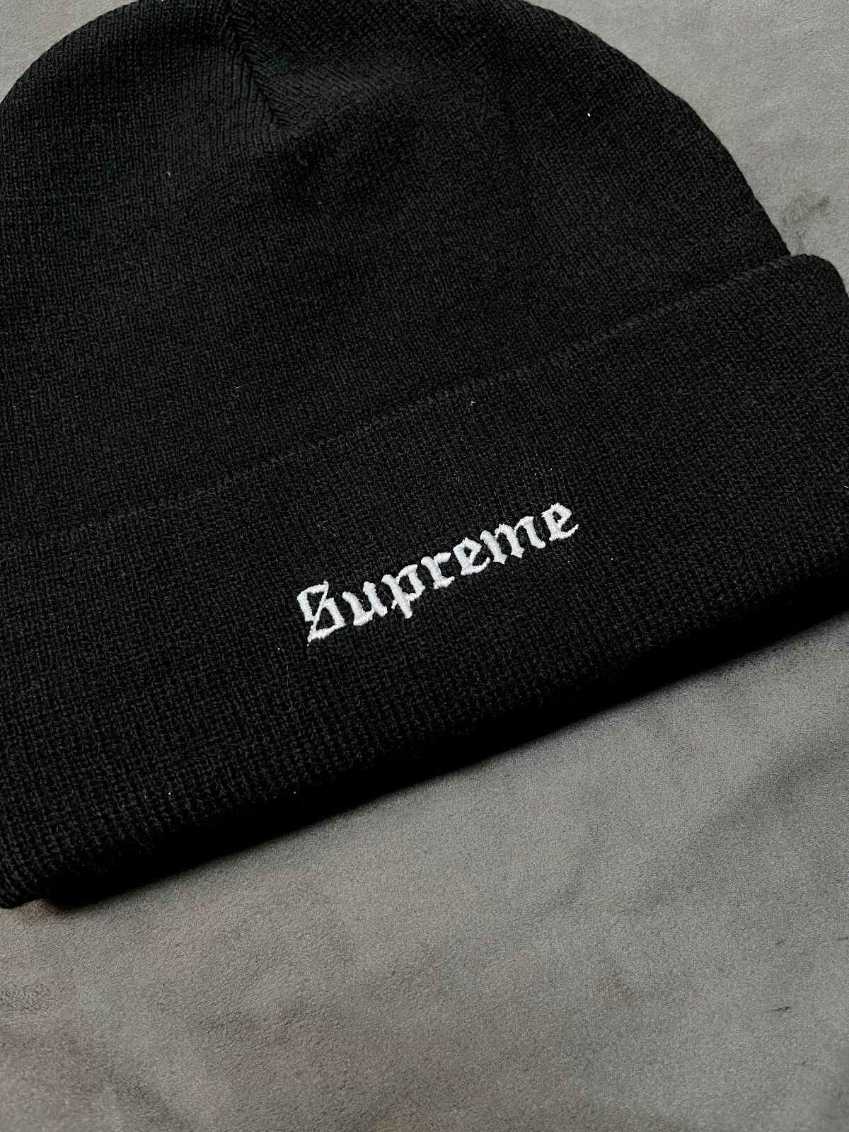 Supreme Rare 18AW Supreme Guadalupe Knit Black Beanie | Grailed