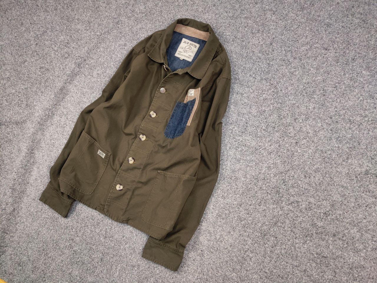 Japanese Brand Vintage Japanese Hand Crafted Work Canvas pocket Jacket Size US XL / EU 56 / 4 - 2 Thumbnail