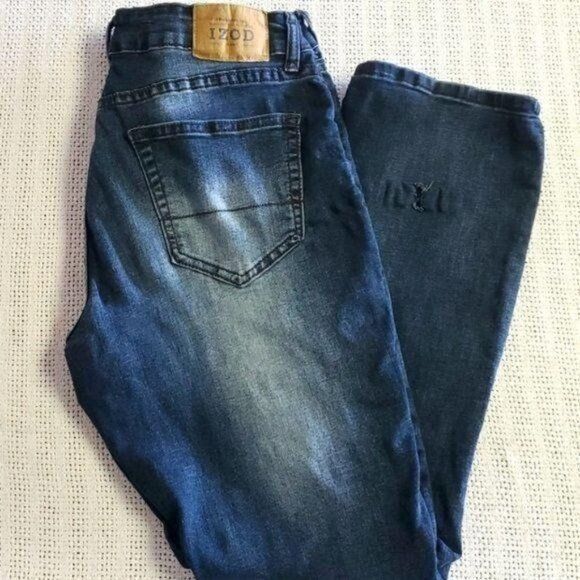 Izod Izod Comfort Straight Stretch Sz. 32 x 30 Blue Jeans Size US 32 / EU 48 - 1 Thumbnail