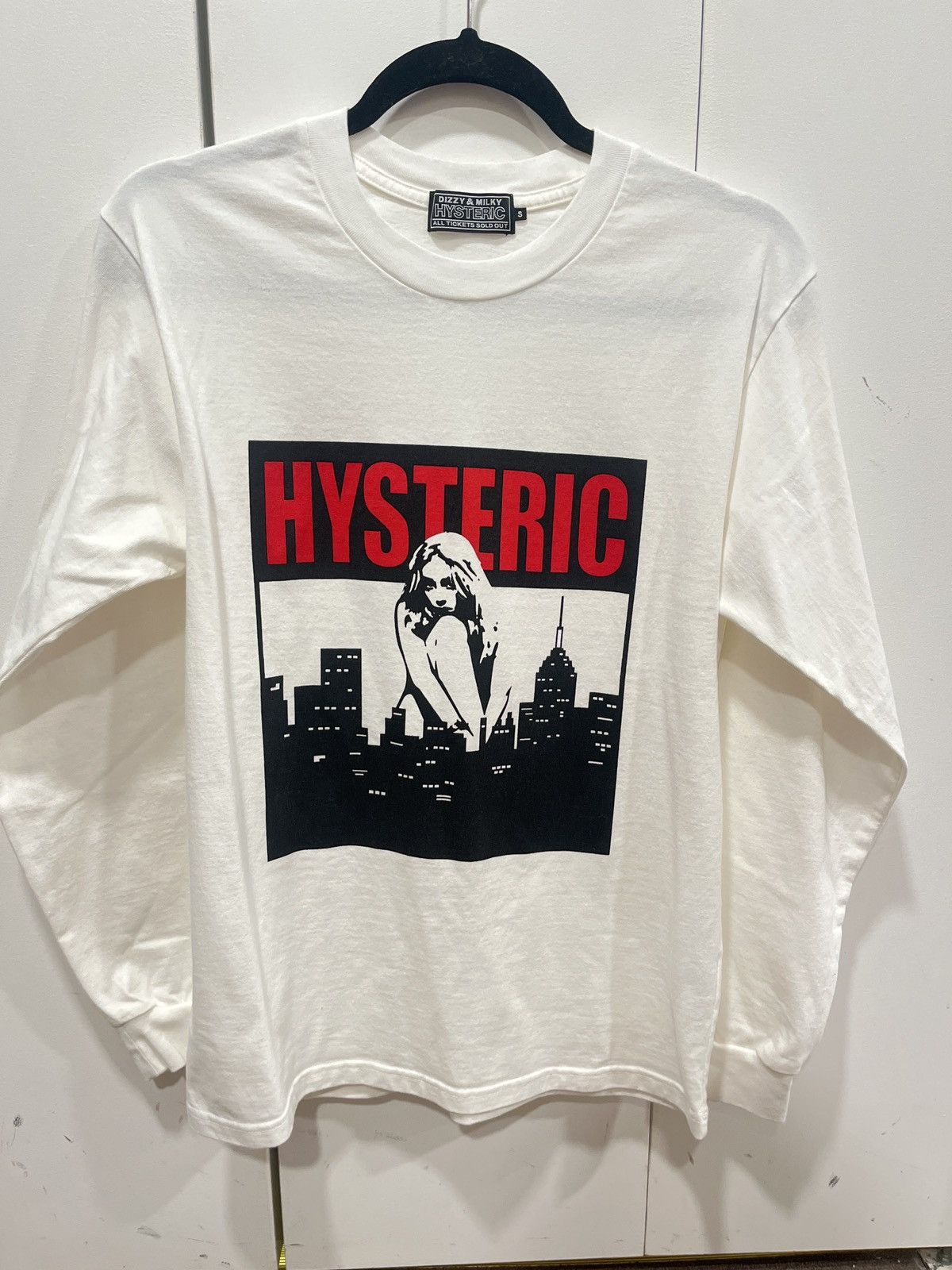 DIZZY & MILKY HYSTERIC 長袖Tシャツ Hysteric Glamour Hhysteric Glamour Dizzy & Milky Bear Long Tee