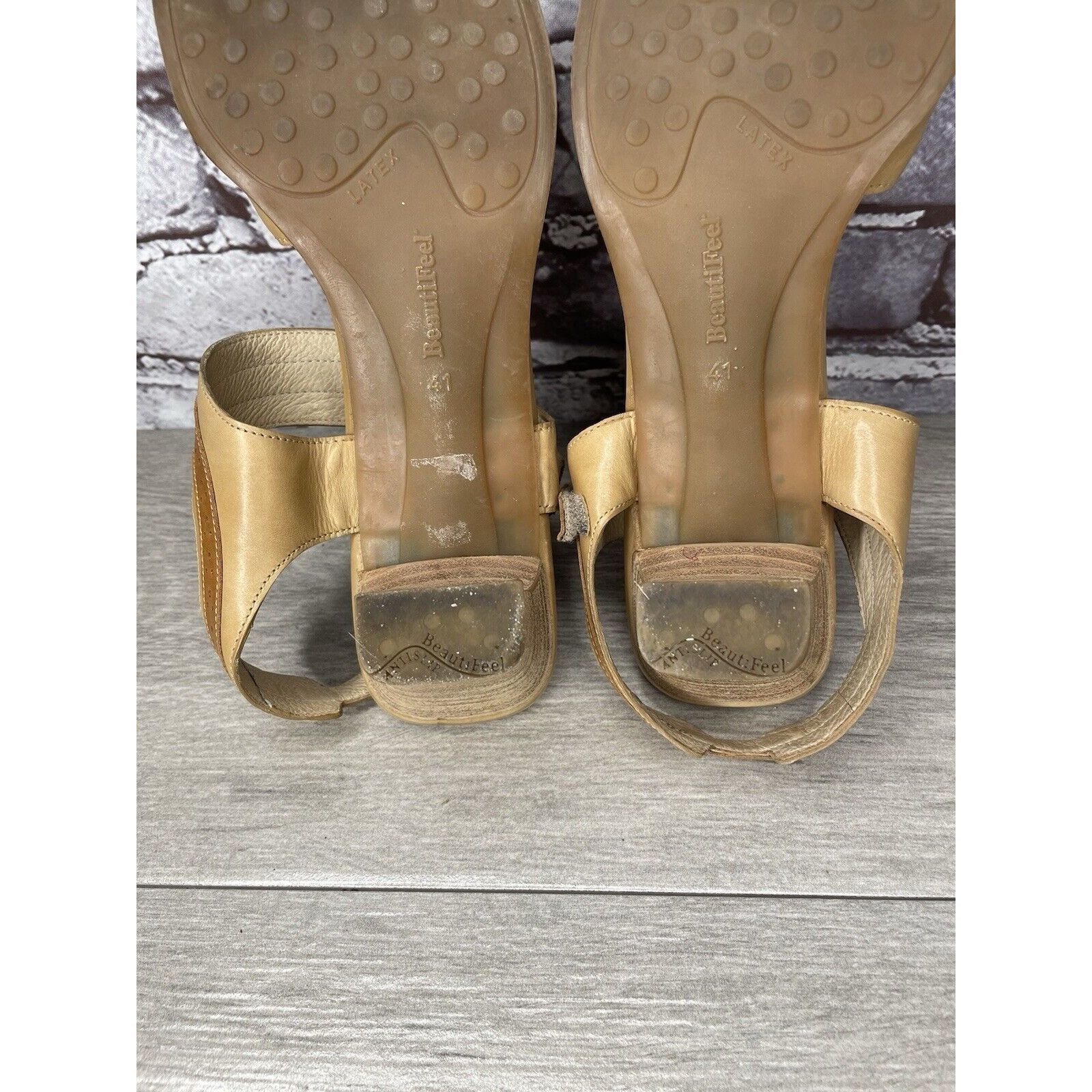 Other Beautifeel Brown Leather Casual Heel Strappy Sandals Women’s Size US 10.5 / IT 40.5 - 8 Thumbnail