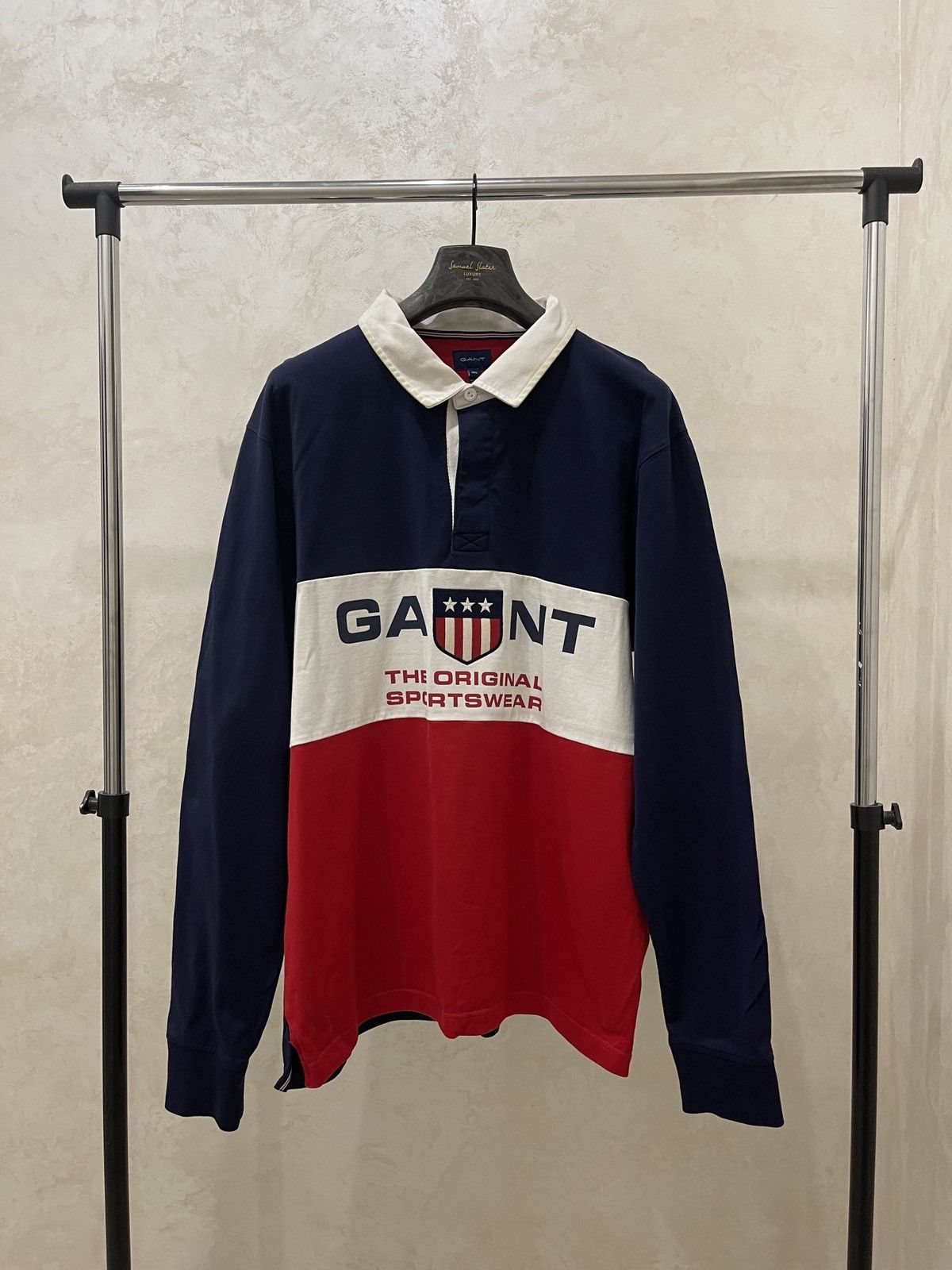 Gant Vintage Gant long sleeve polo T-shirt big size Y2K Size US XXL / EU 58 / 5 - 1 Thumbnail