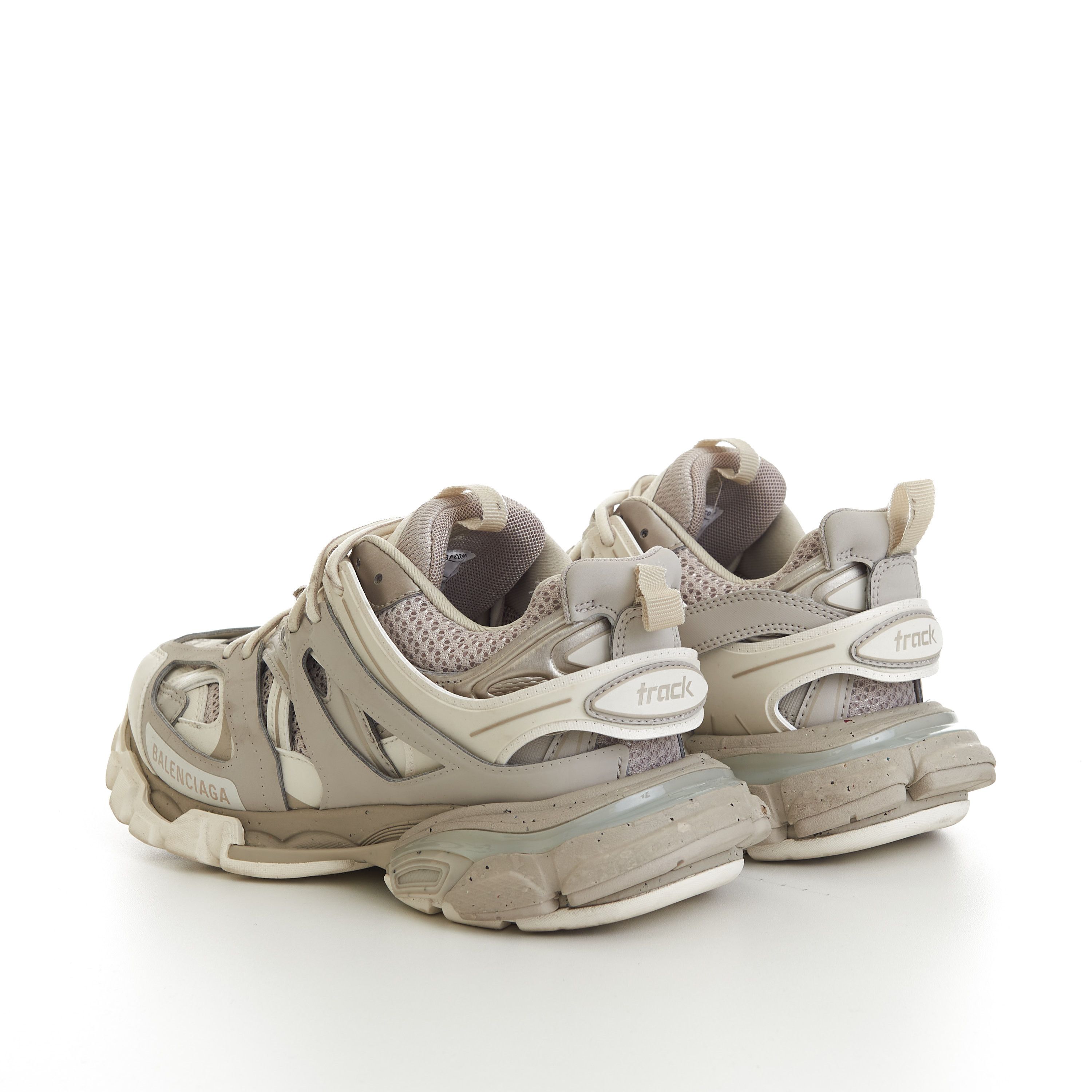 Balenciaga Women's Track Sneaker In Light Beige Mesh & Nylon Size US 7 / IT 37 - 6 Thumbnail