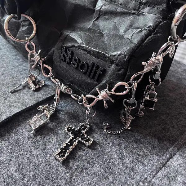 Jewelry Punk Motorcycle Keychain – Pendant Chain, Unisex Size ONE SIZE - 5 Thumbnail