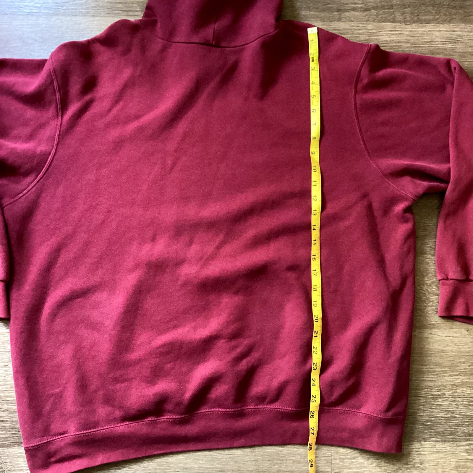 Nike Nike Red Vintage Oversized Hoodie- XL Size US XL / EU 56 / 4 - 2 Thumbnail
