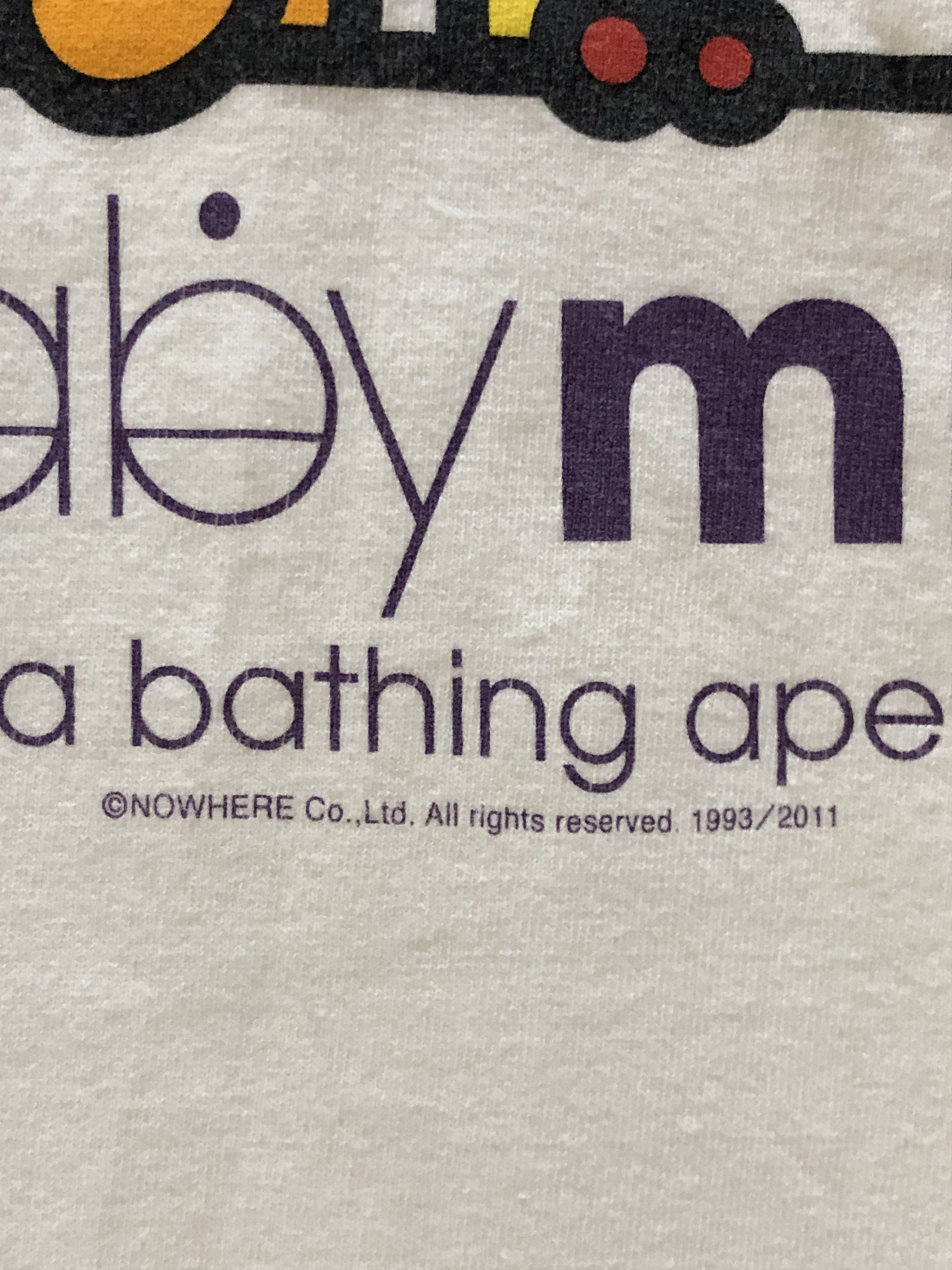 Bape OG 2011 Baby Milo Safari Tee Size US L / EU 52-54 / 3 - 4 Thumbnail