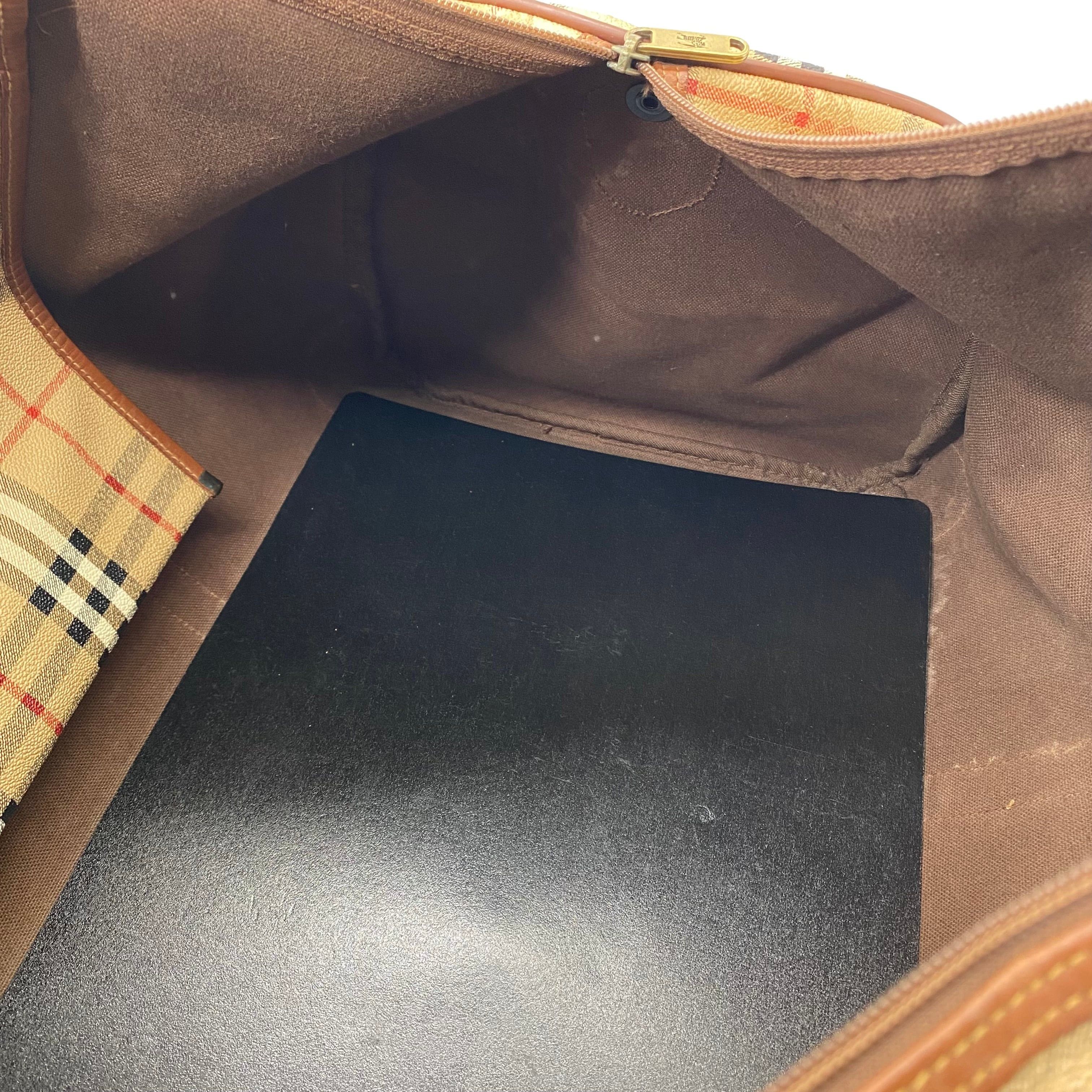 Burberry Vintage Burberrys Boston Bag Nova Check Size ONE SIZE - 11 Thumbnail