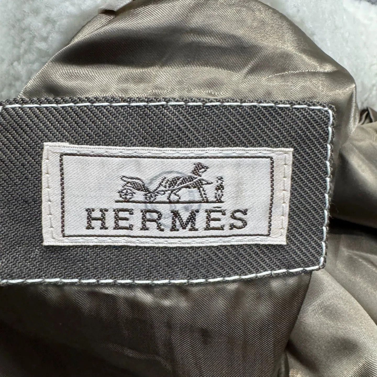 Hermes Multi Color Fleece Paneled Jacket Size M. Size US M / EU 48-50 / 2 - 2 Thumbnail