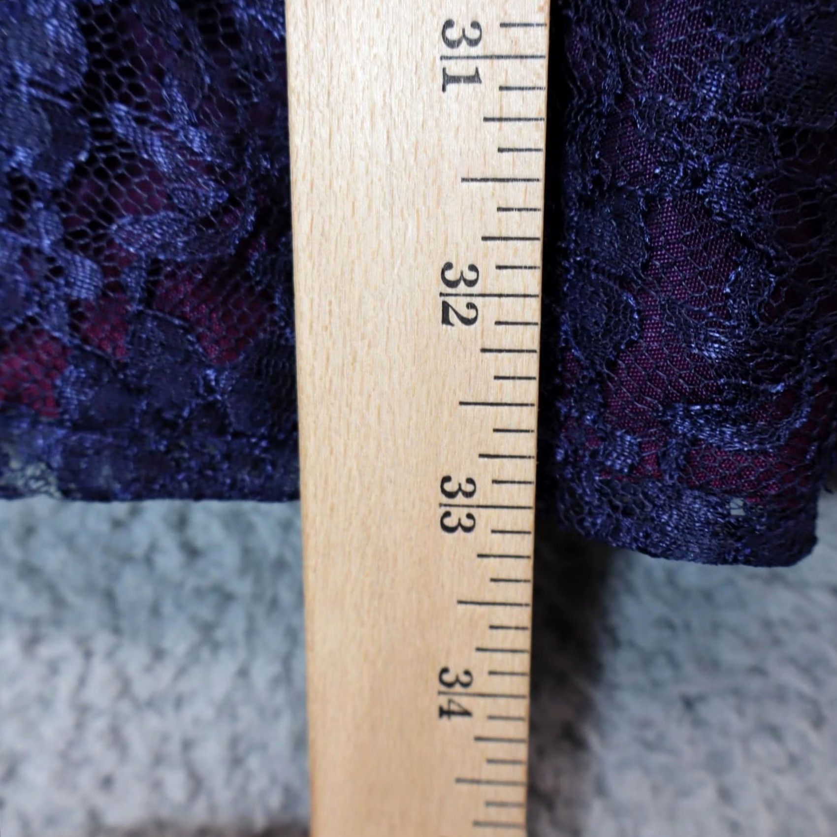 Vintage VINTAGE Notorious Dress sz 3 80s Party Prom Sheath Lace Blue Cotton Midi Women Size S / US 4 / IT 40 - 5 Thumbnail