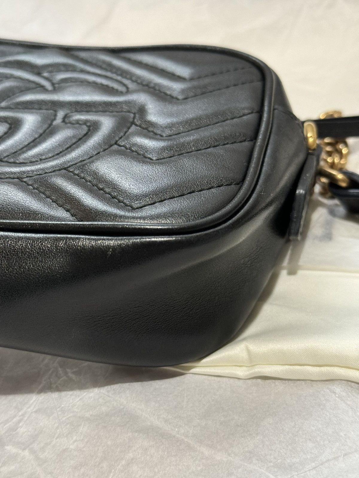 Gucci GUCCI GG MARMONT MINI CROSSBODY SHOULDER BAG Size ONE SIZE - 10 Thumbnail