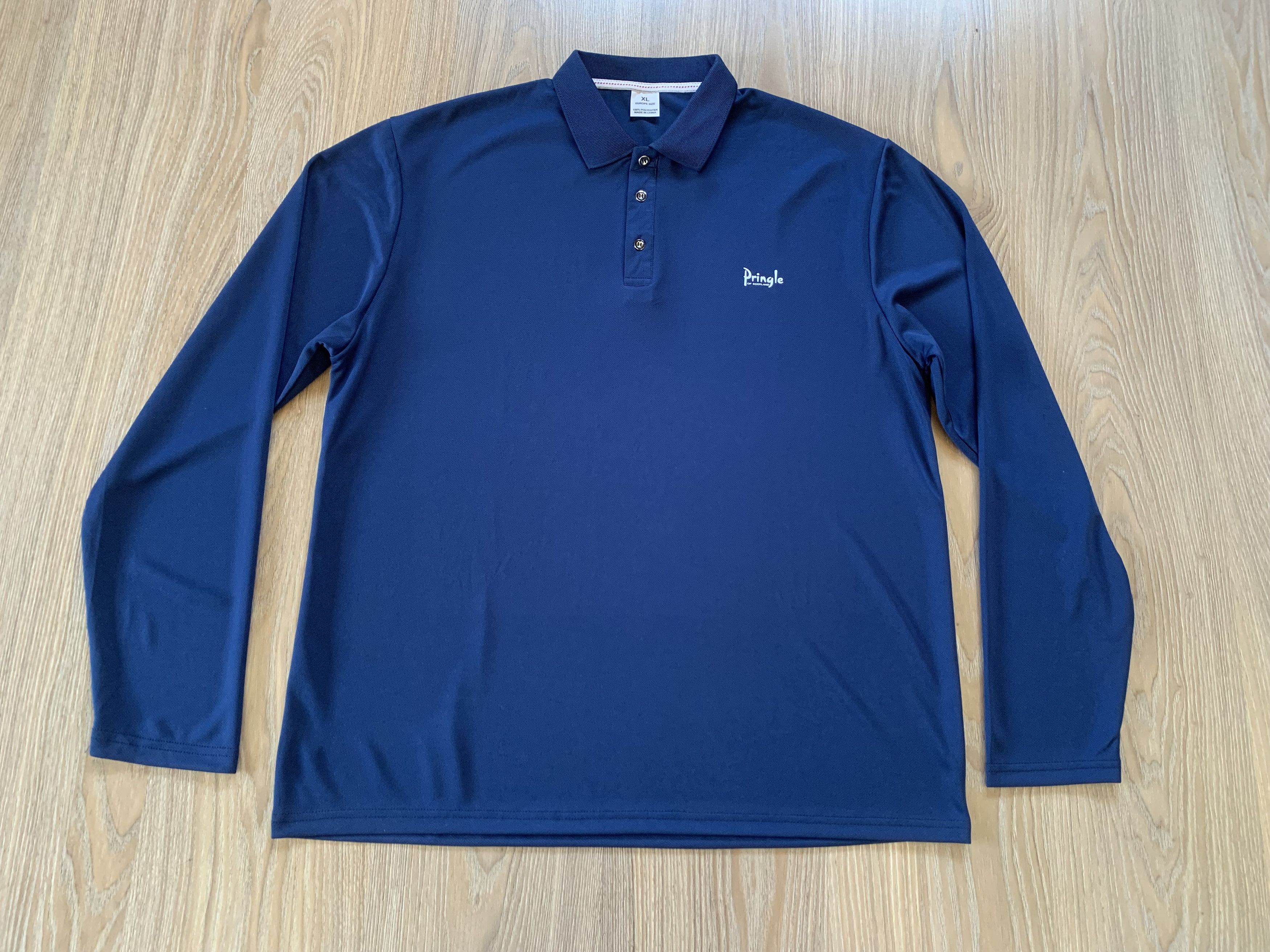 Pringle Of Scotland Pringle Of Scotland Mens Long Sleeve Golf Polo Size US XL / EU 56 / 4 - 2 Thumbnail