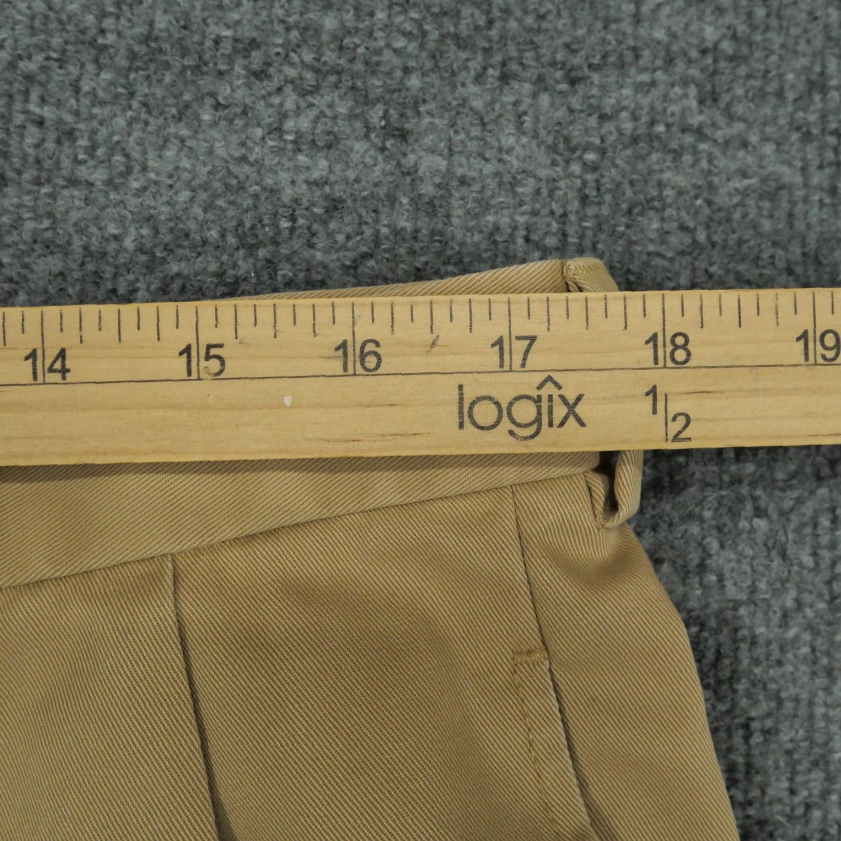 Brooks Brothers Brooks Brothers Pants Mens 35x28 Tan Khaki Advantage Chino Elliot - Beige Cotton Flat Front Classic Straight Pockets 29 Inseam Regular Size 35 Mens Size US 35 - 7 Thumbnail